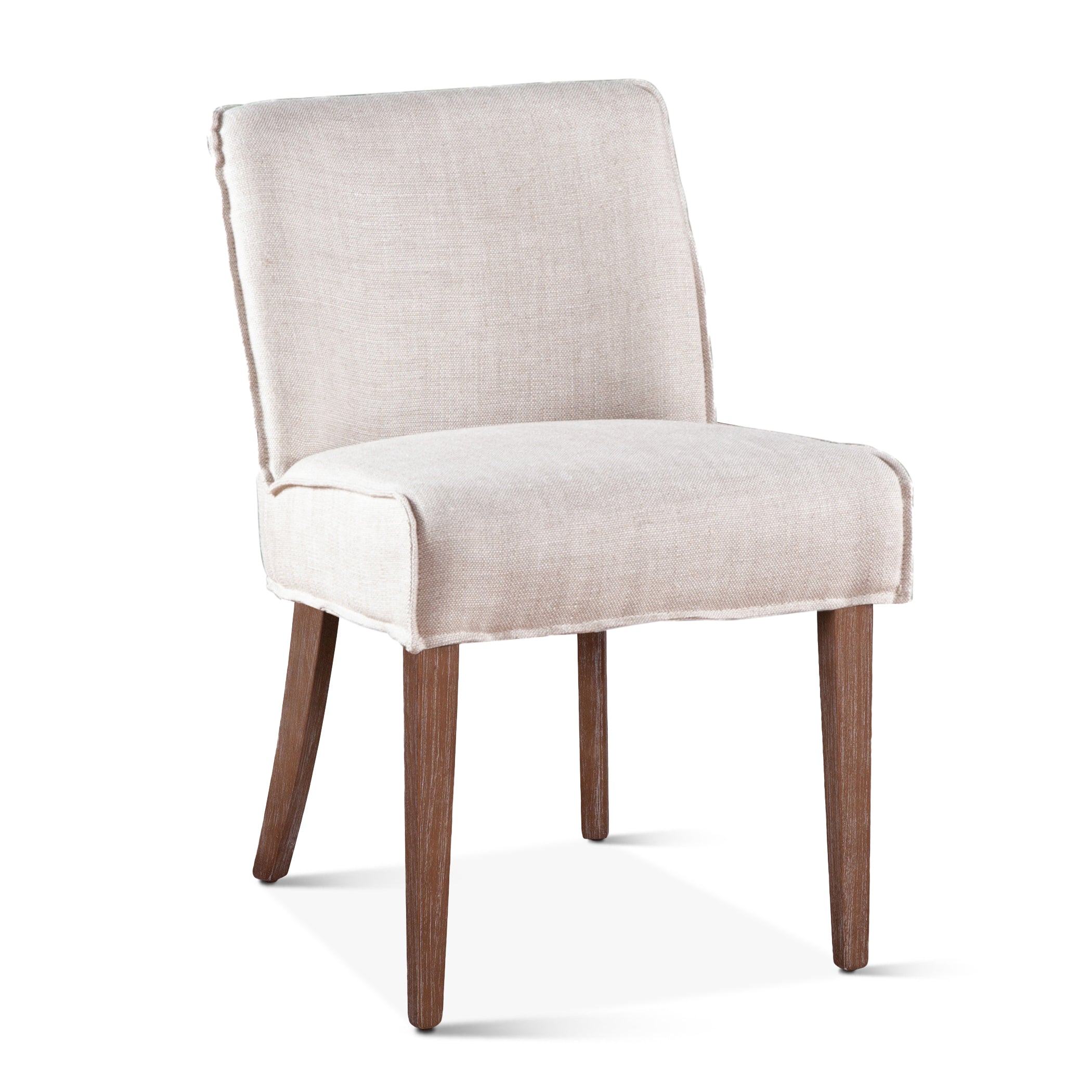 19" Dining Chair in Beige Linen