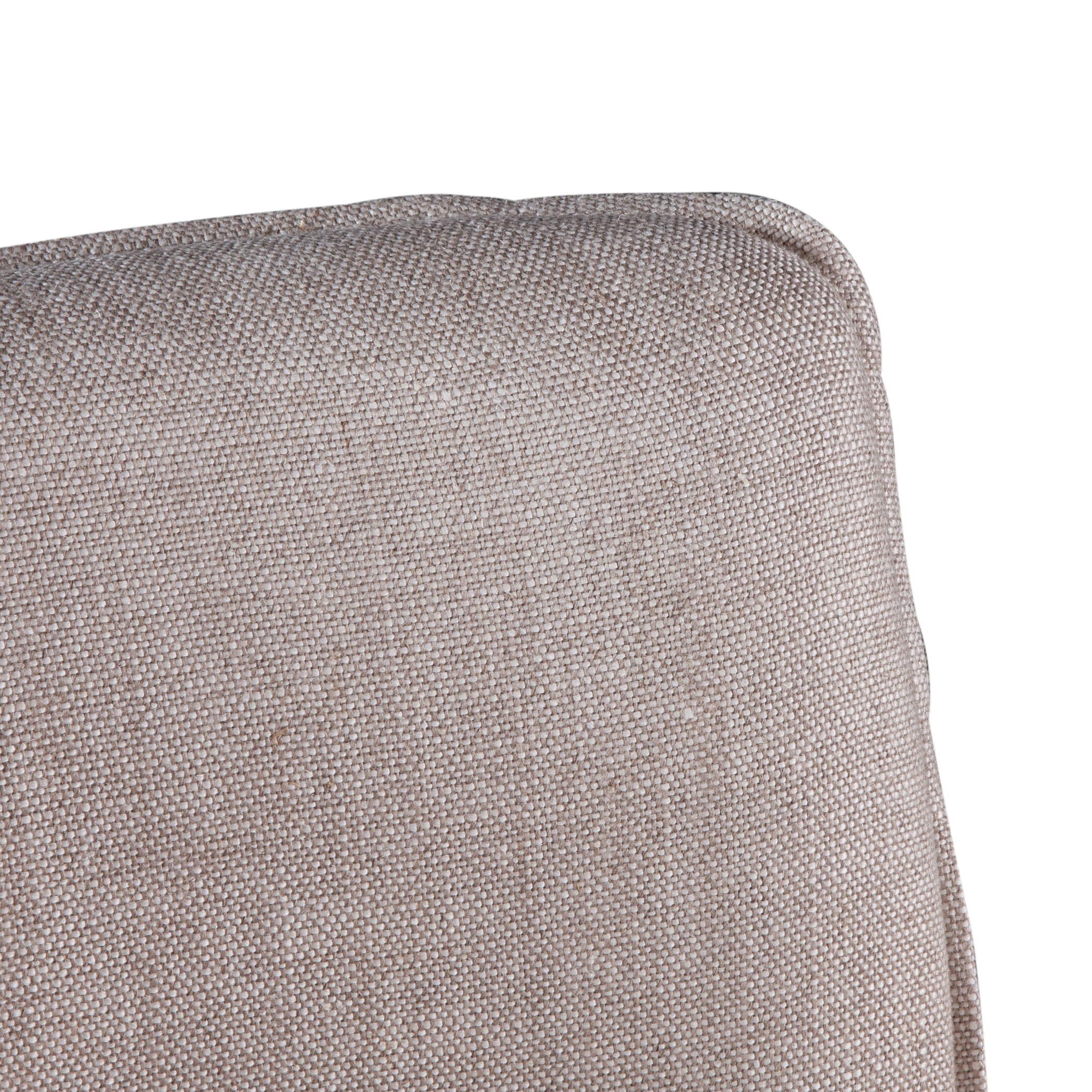 20" Beige Linen Counter Chair