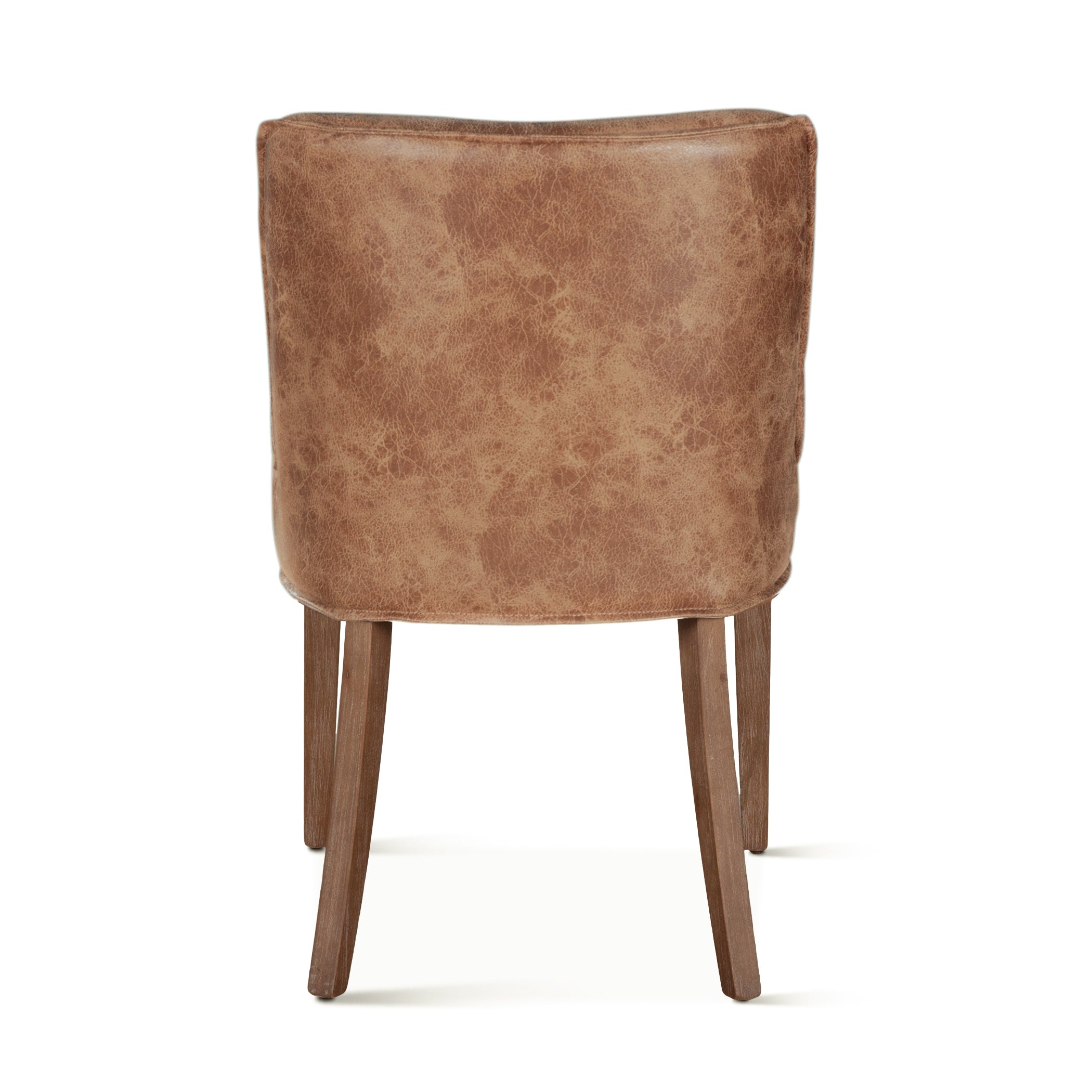 19" Dining Chair in Tan Leather