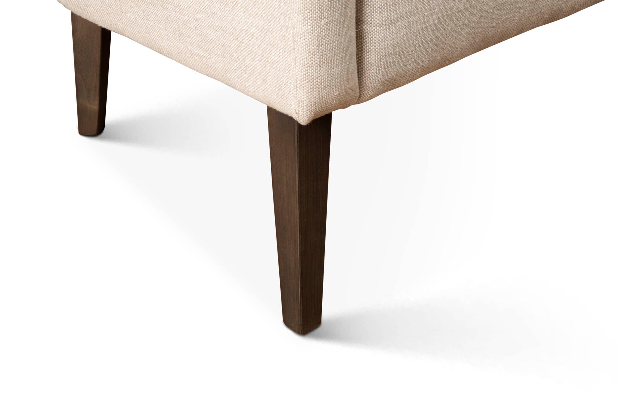 29" Beige Linen Accent Chair