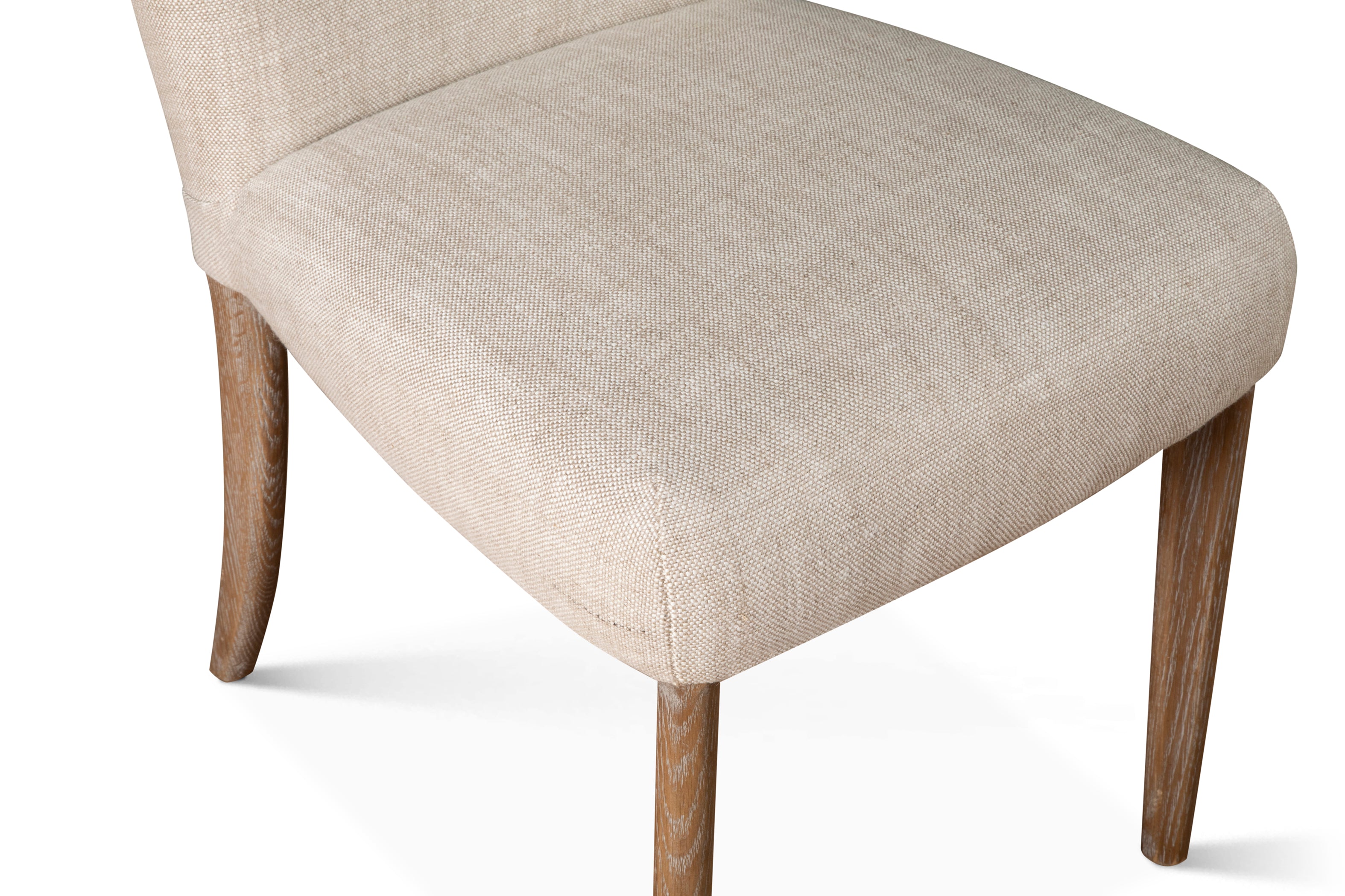 18" Dining Chair in Beige Linen