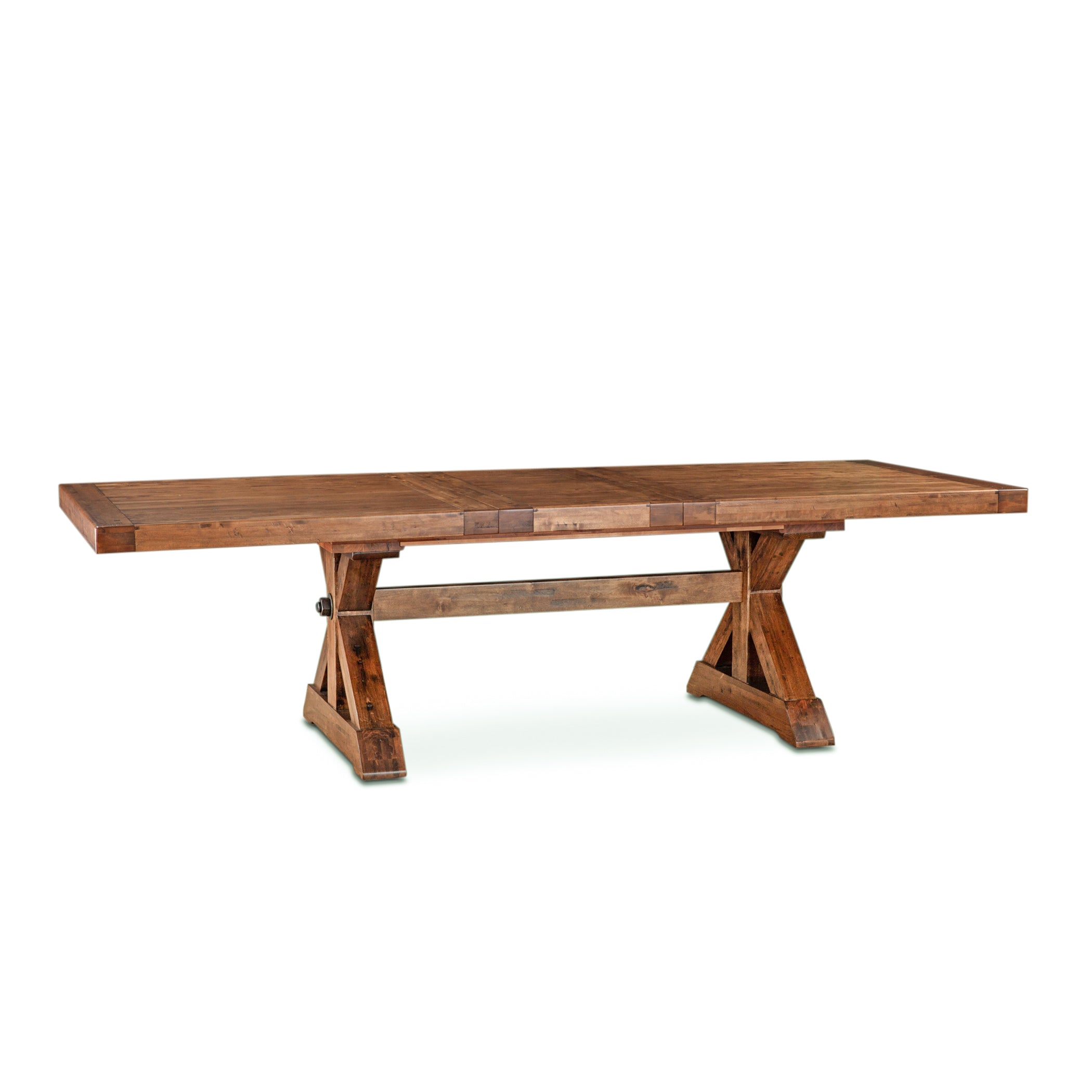 88–110" Earth Birch Wood Extension Dining Table