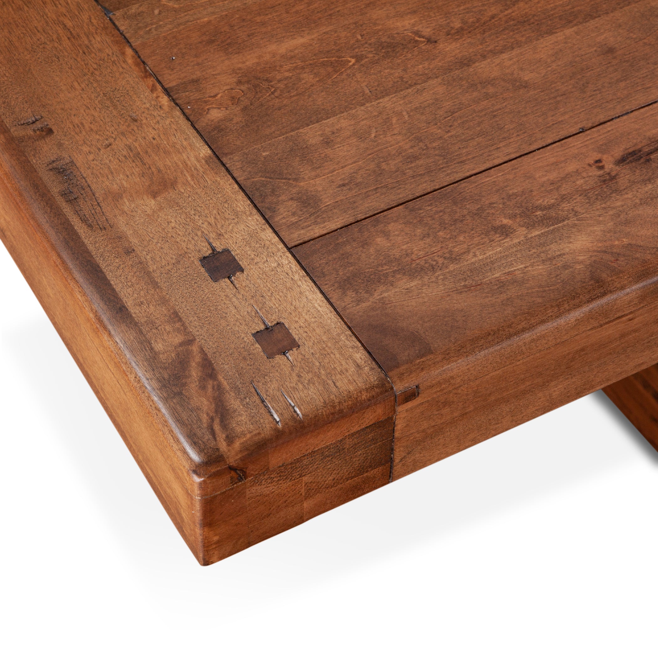 88–110" Earth Birch Wood Extension Dining Table