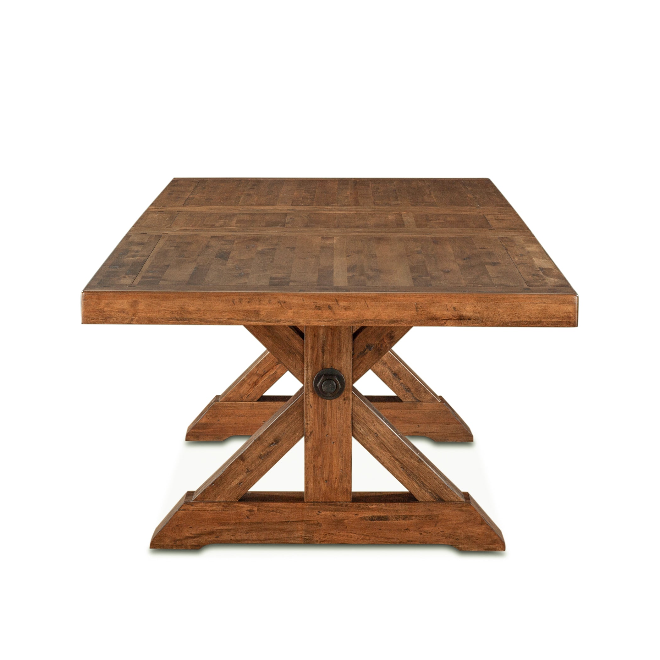 88–110" Earth Birch Wood Extension Dining Table