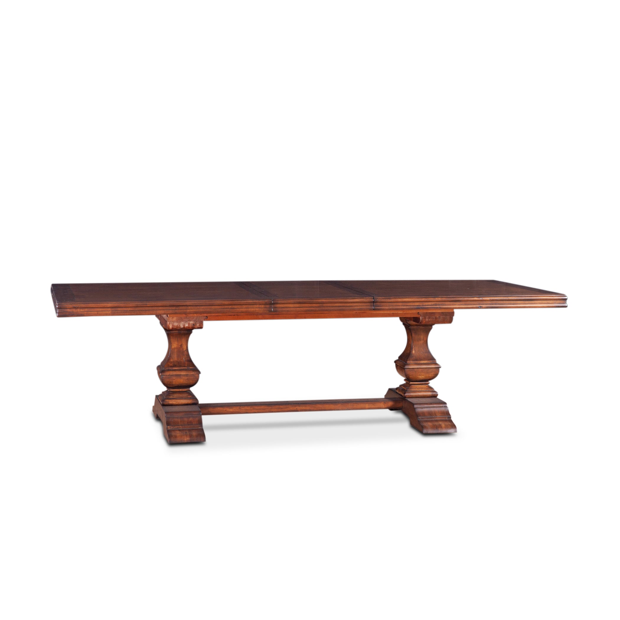 88" Chestnut Wood Dining Table