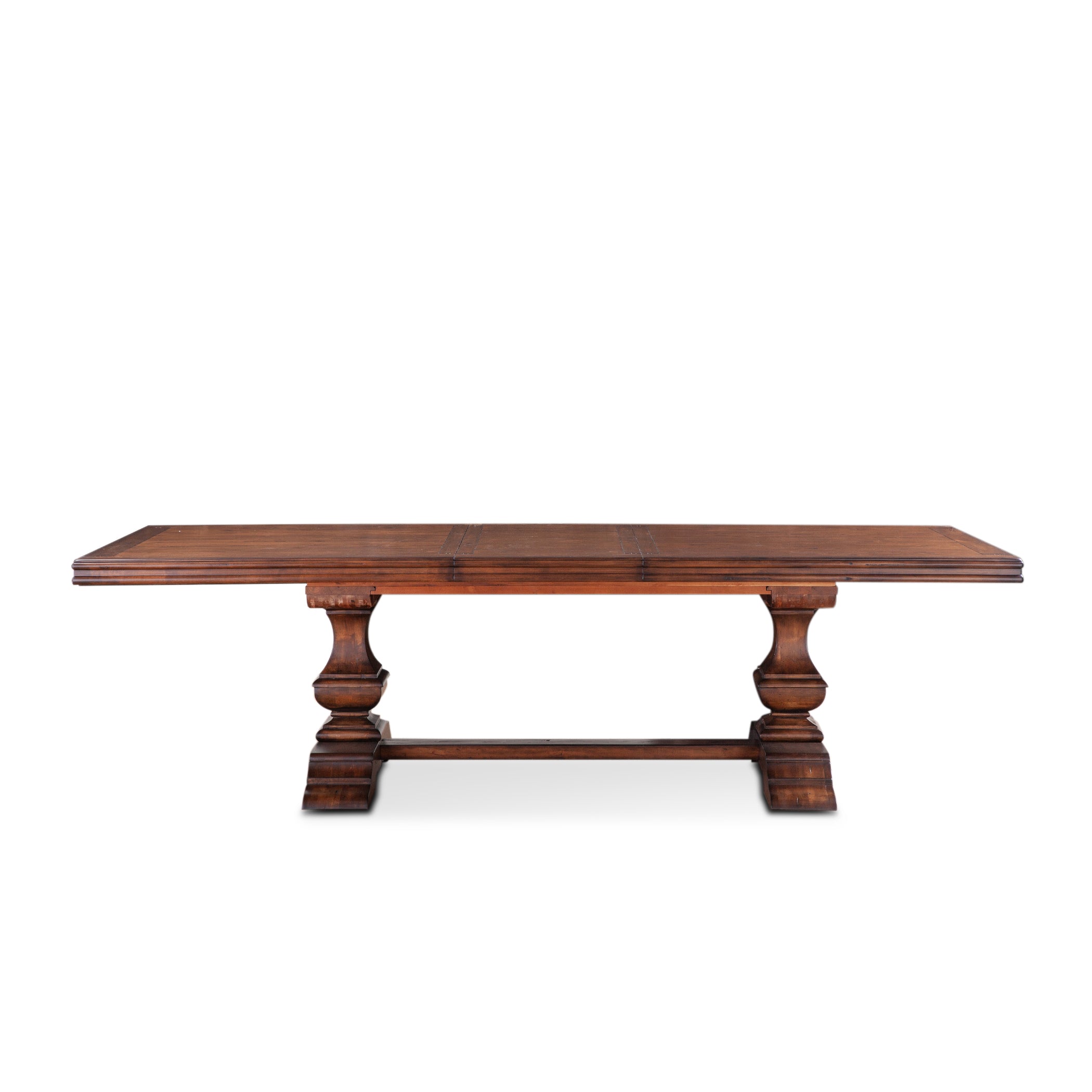 88" Chestnut Wood Dining Table
