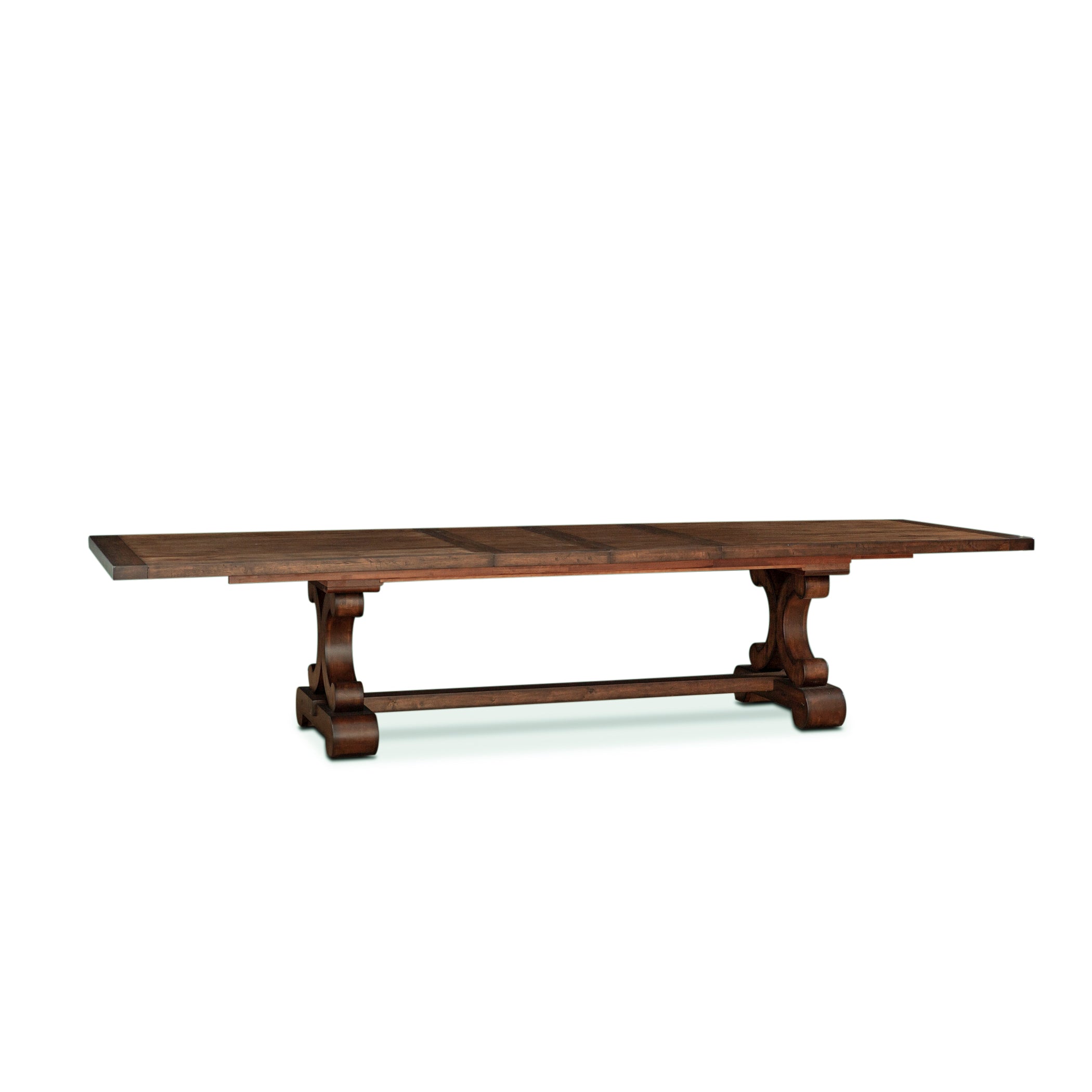 108" Chestnut Wood Dining Table