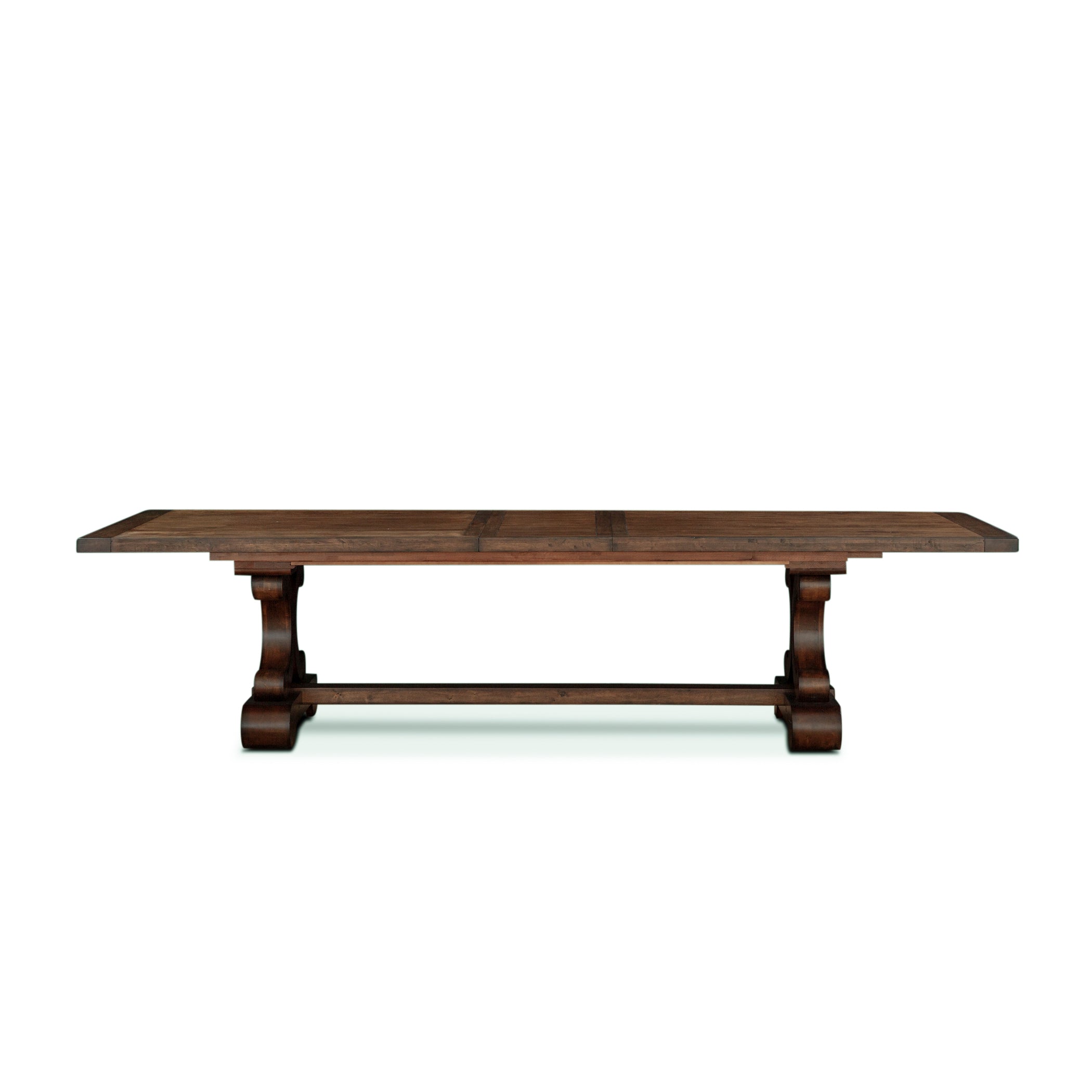 108" Chestnut Wood Dining Table