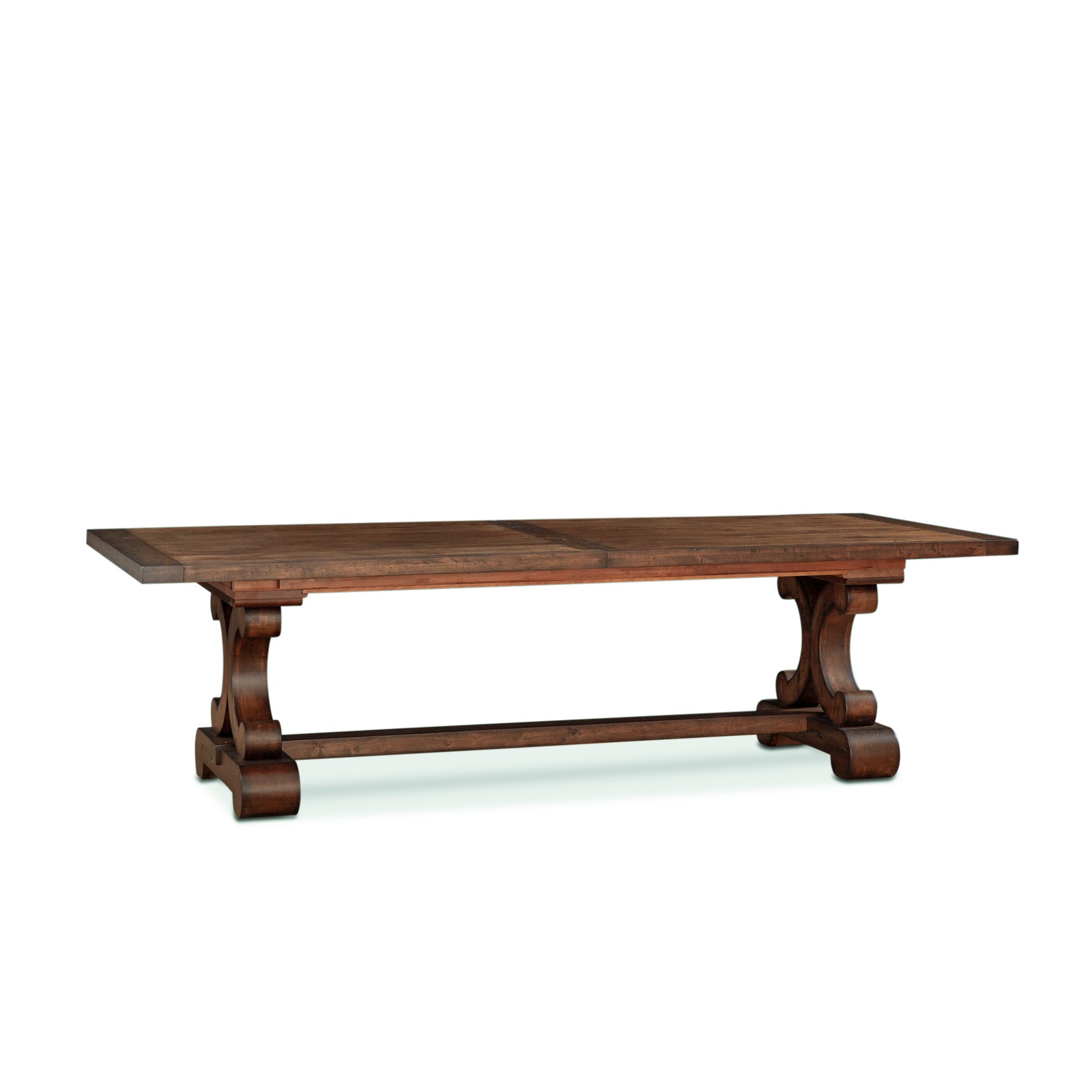108" Chestnut Wood Dining Table