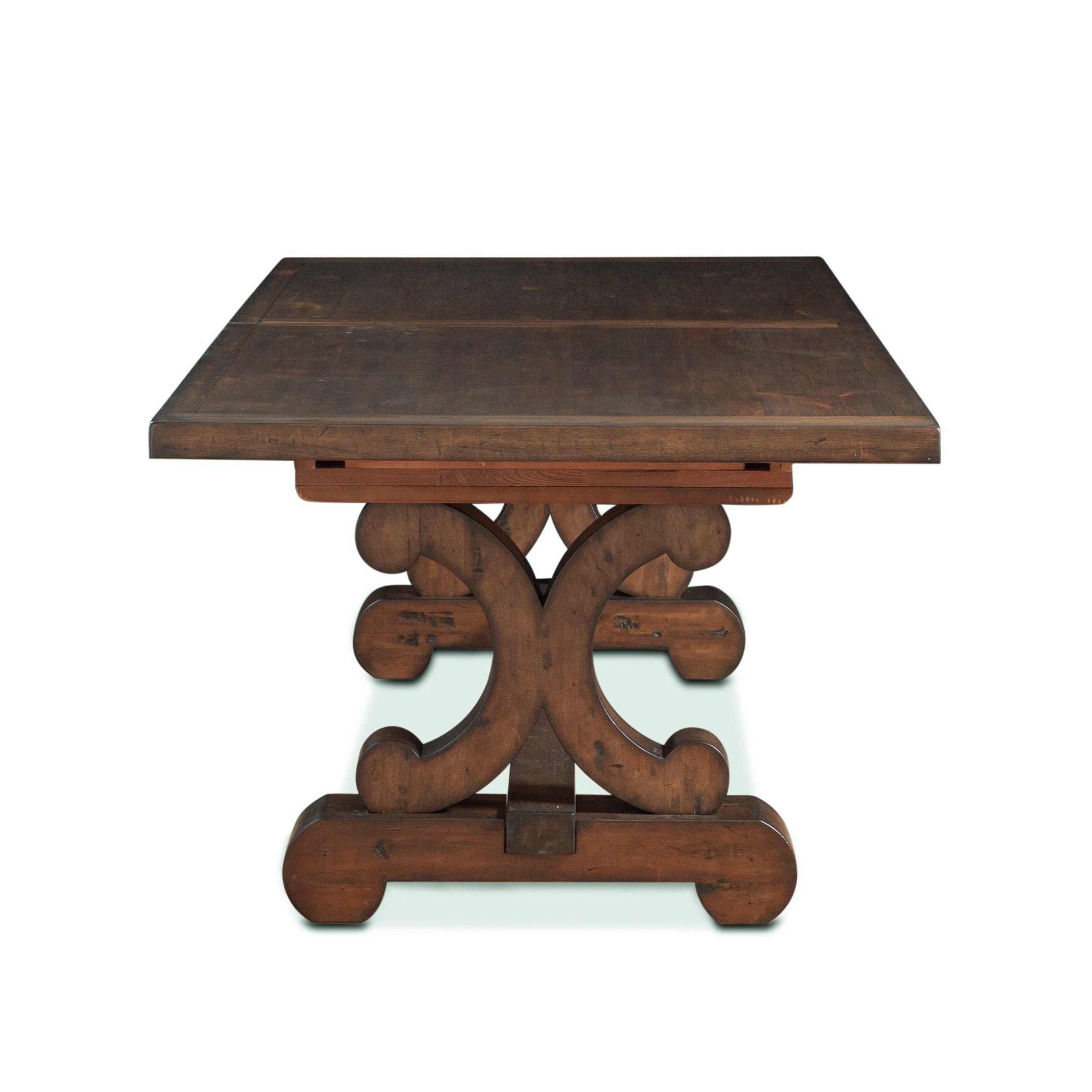108" Chestnut Wood Dining Table
