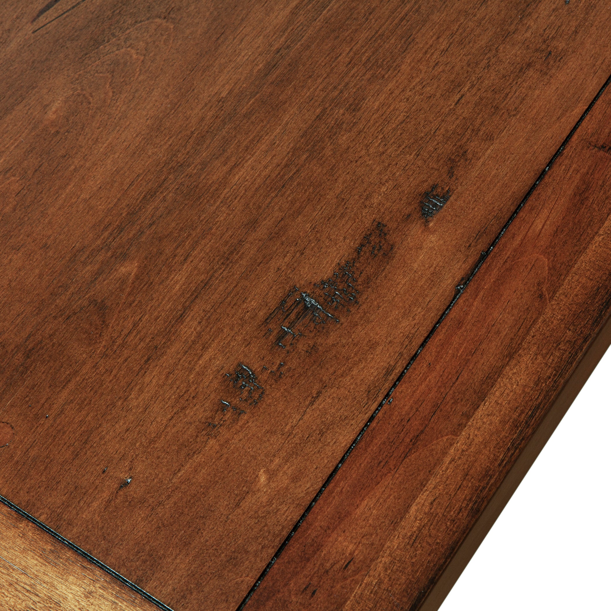 88" Chestnut Wood Dining Table