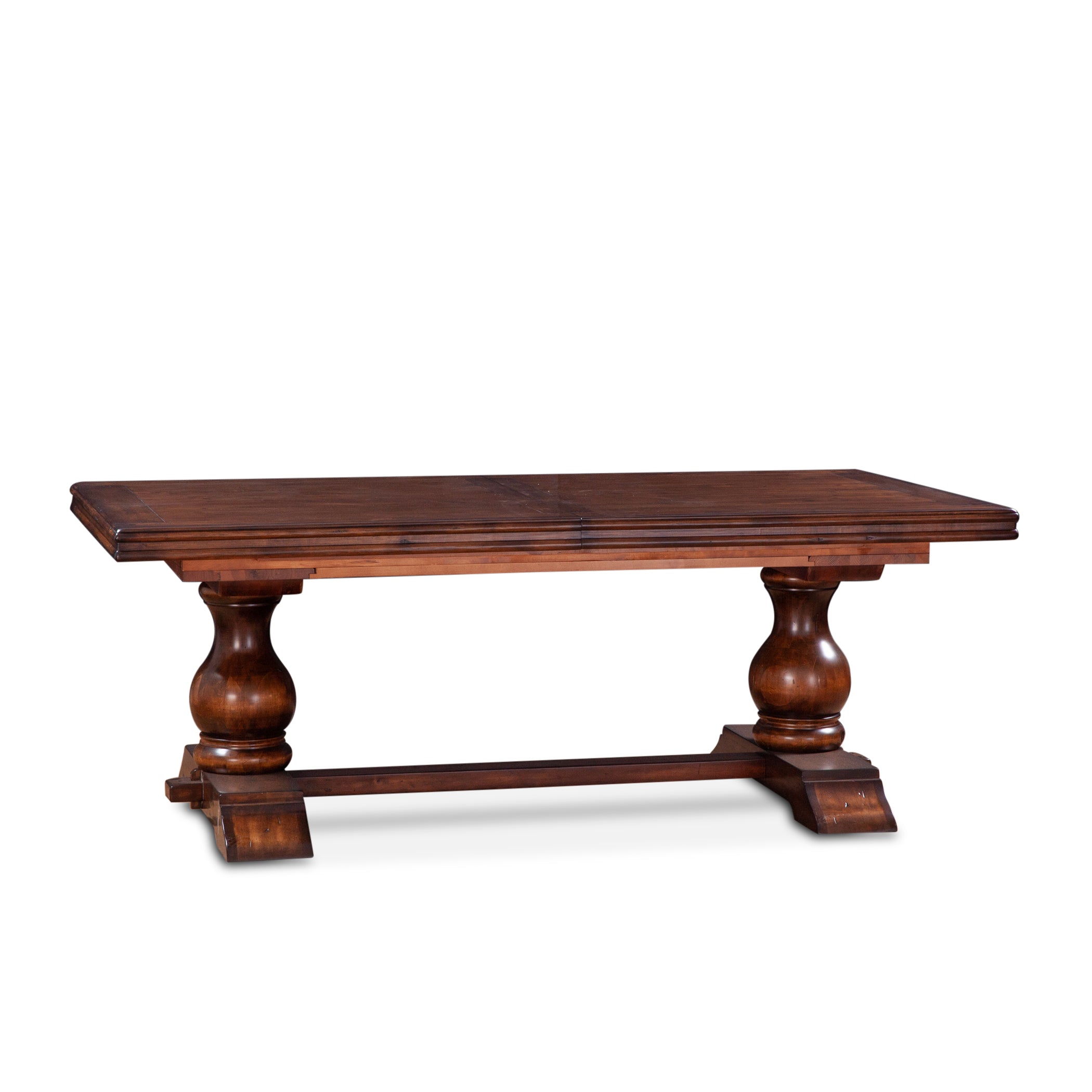 43" Chestnut Wood Dining Table