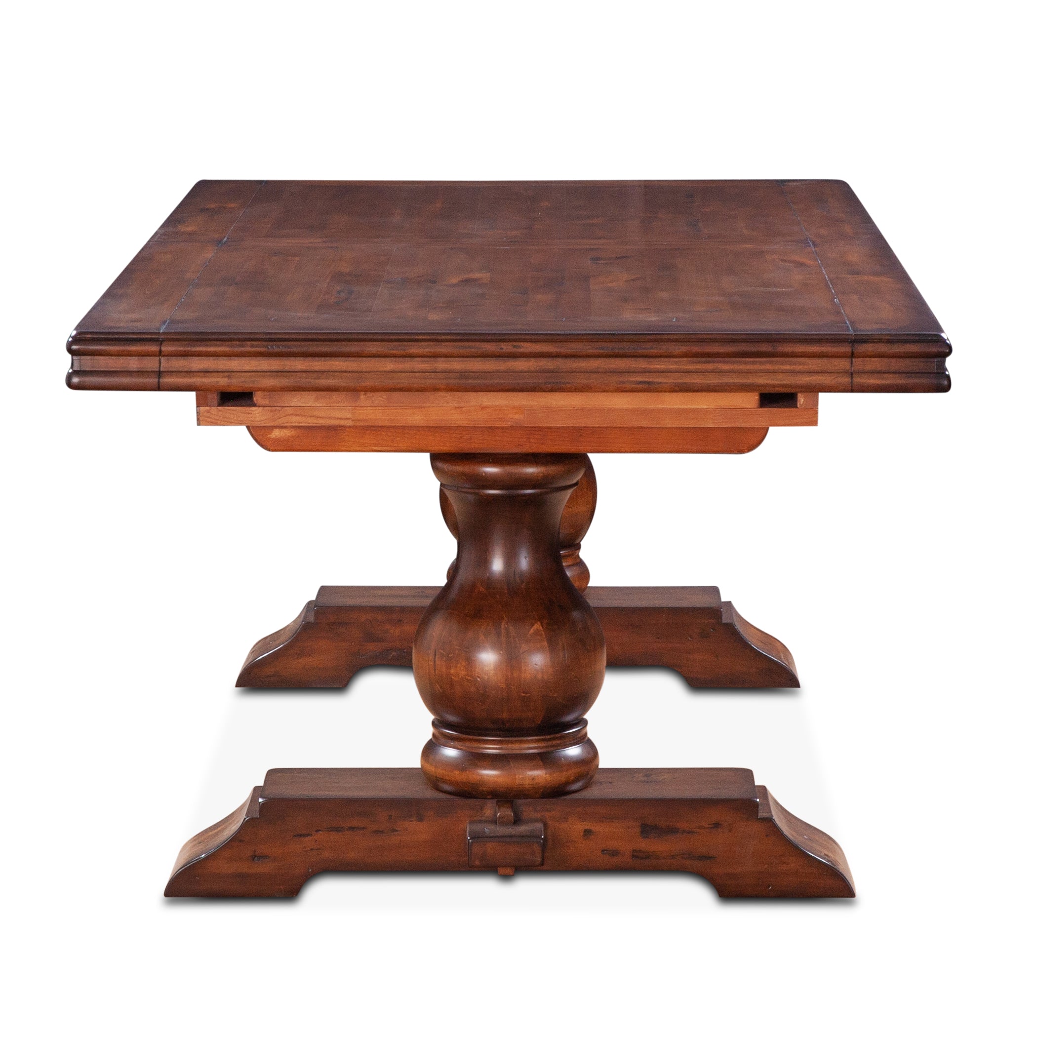 43" Chestnut Wood Dining Table
