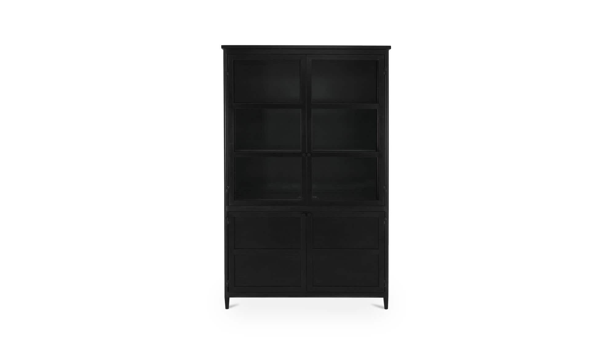 48.5" Black Iron Tall Cabinet