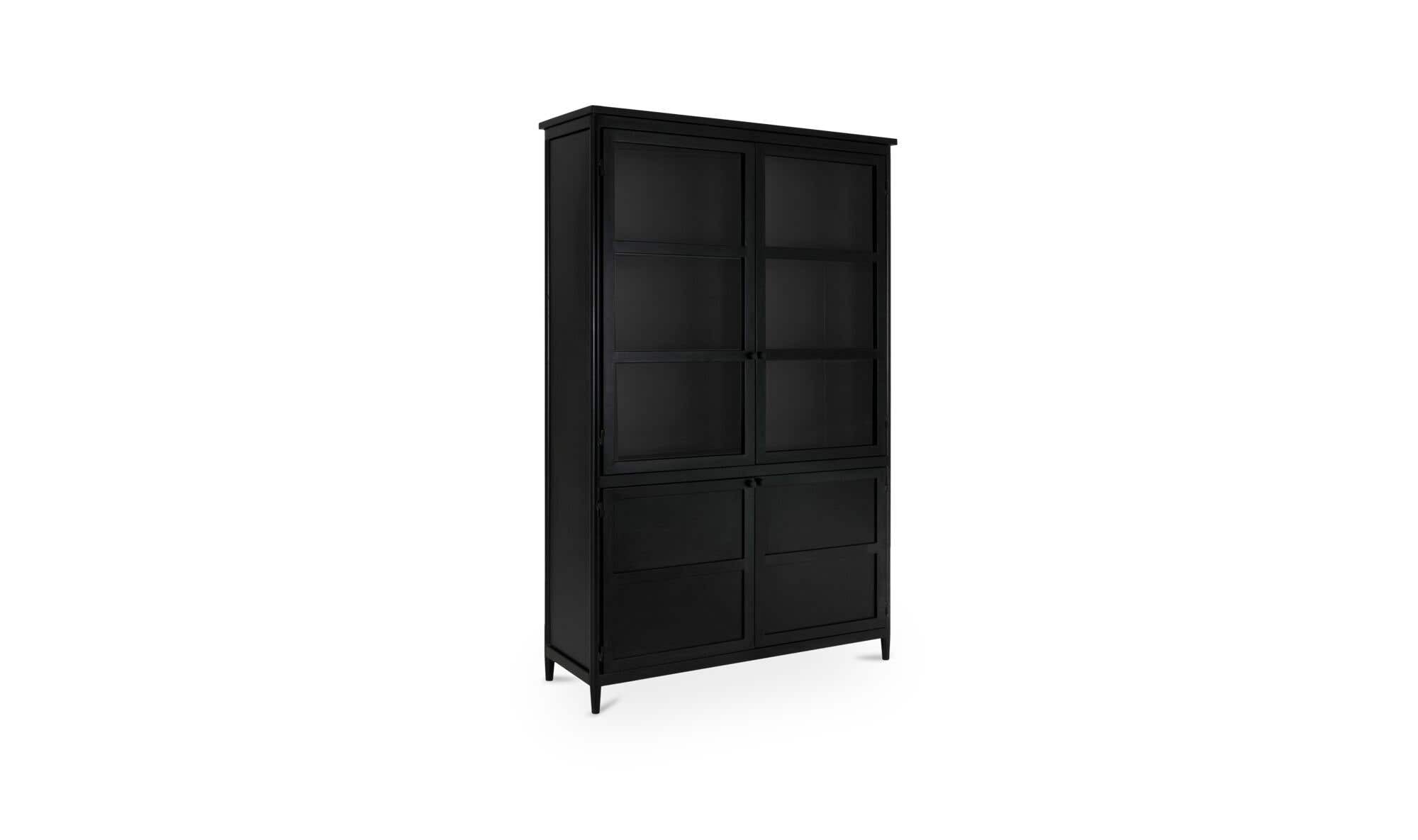 48.5" Black Iron Tall Cabinet