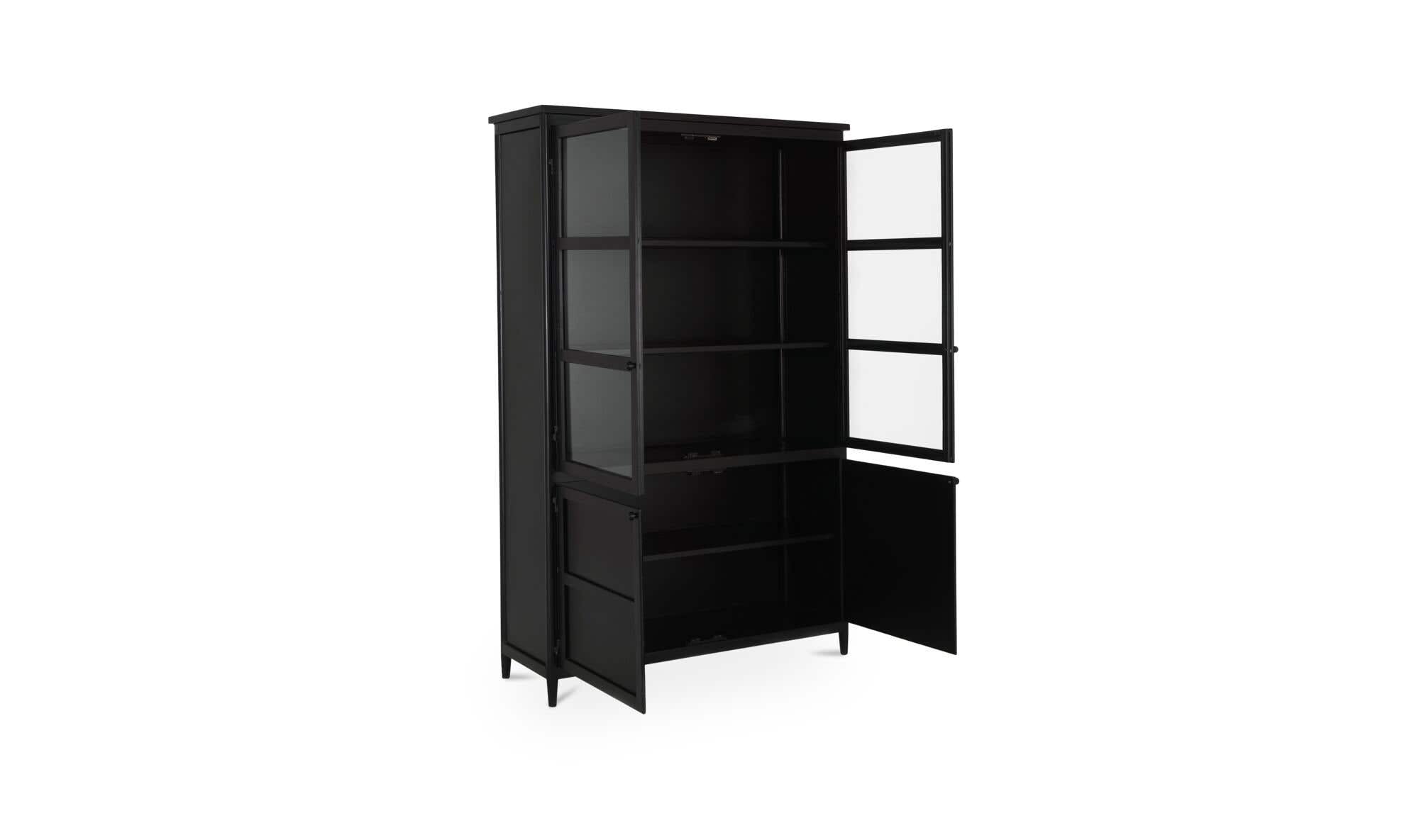 48.5" Black Iron Tall Cabinet