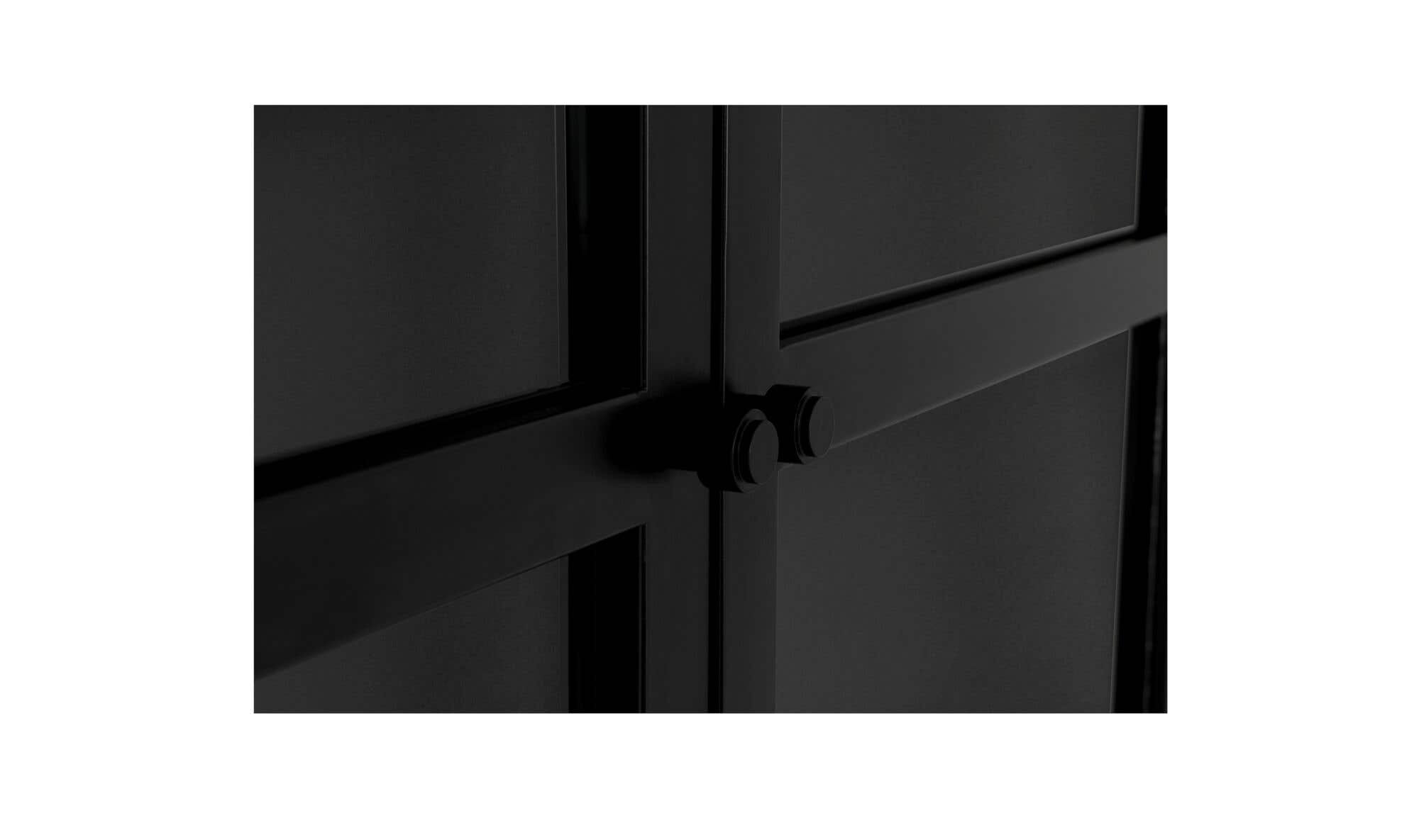 48.5" Black Iron Tall Cabinet