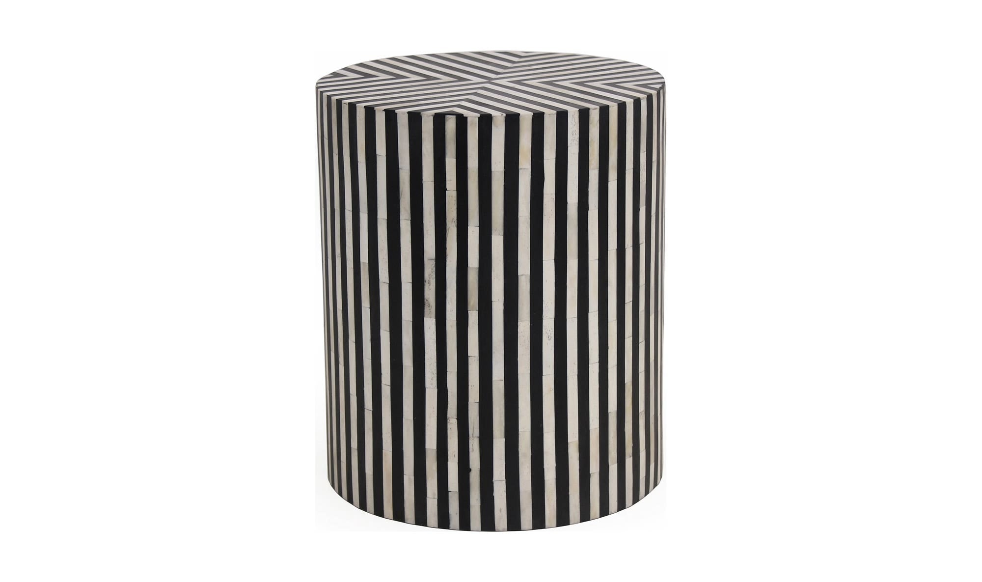 15" Black Side Table