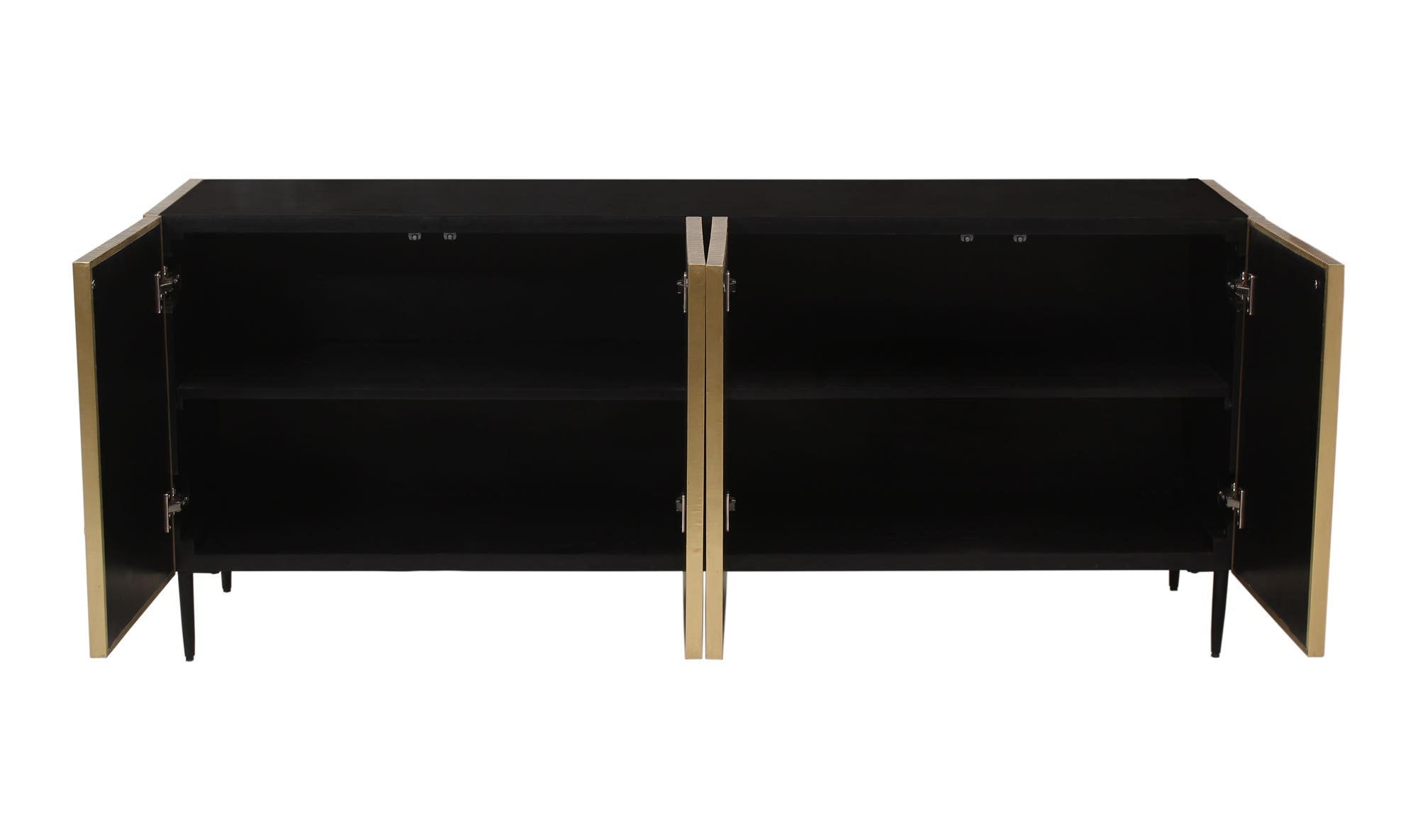 72" Brass Sideboard