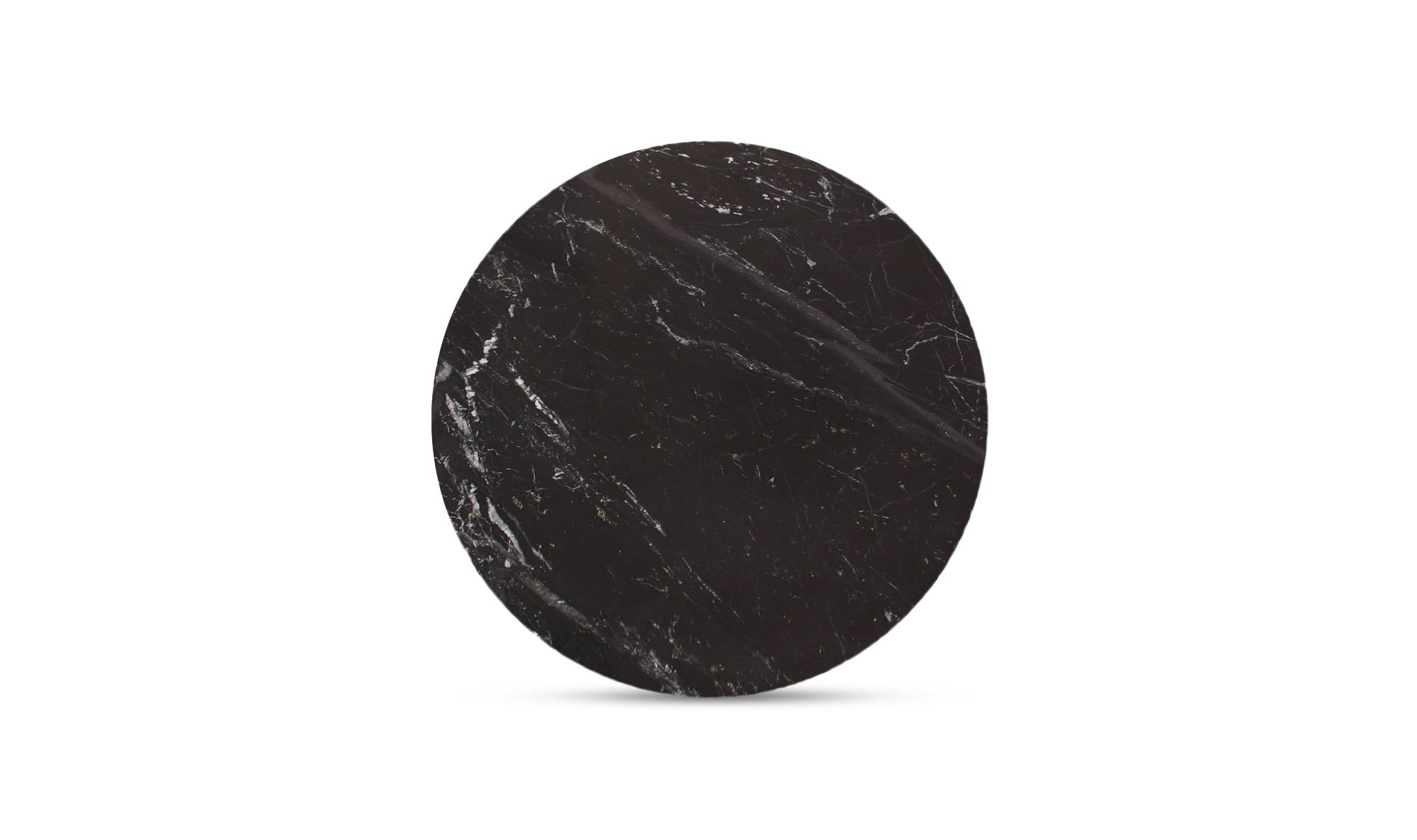 40" Black Marble Coffee Table