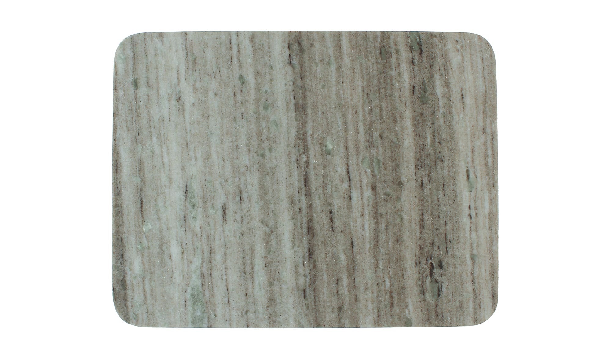 15" Taupe Marble Side Table
