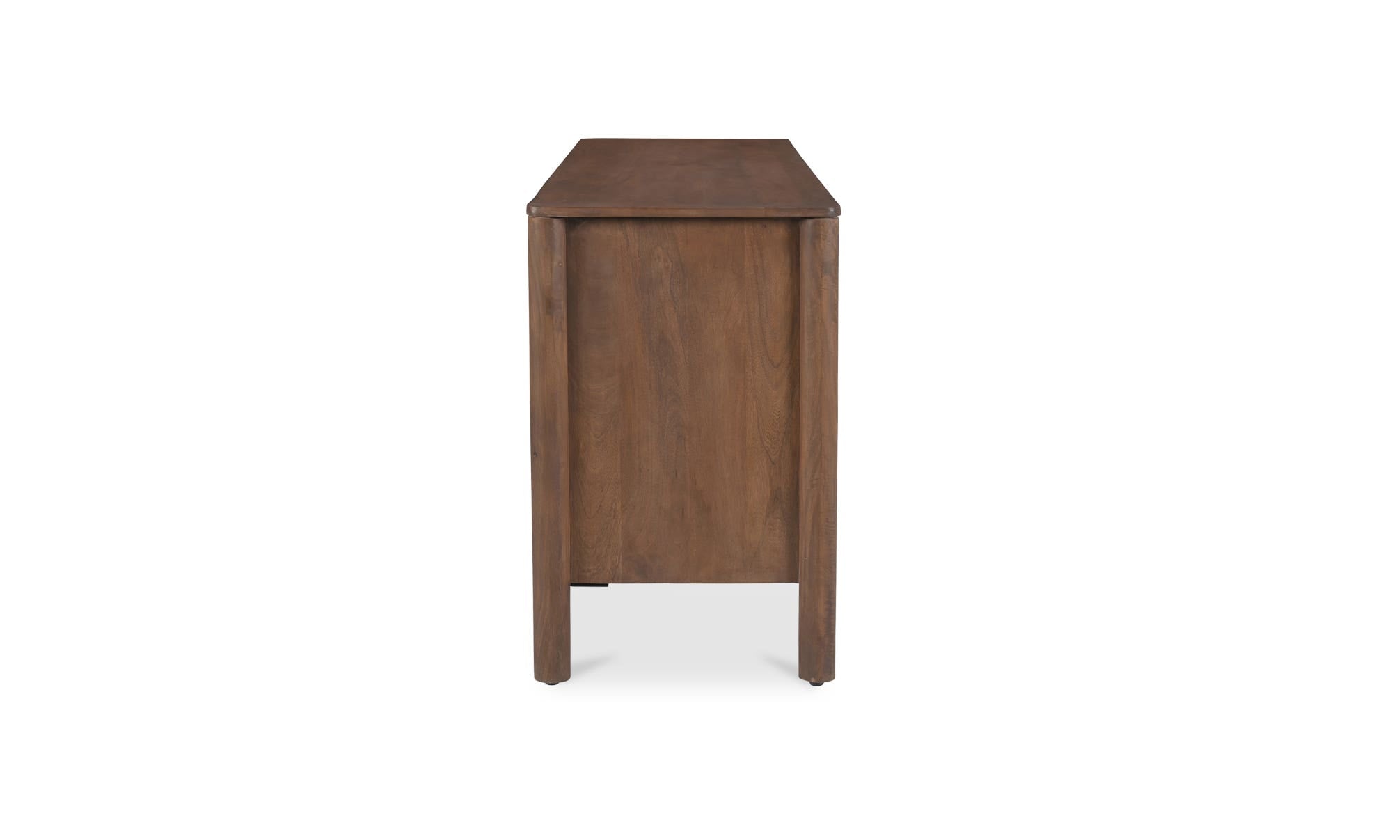67.75" Vintage Brown Mango Wood Sideboard