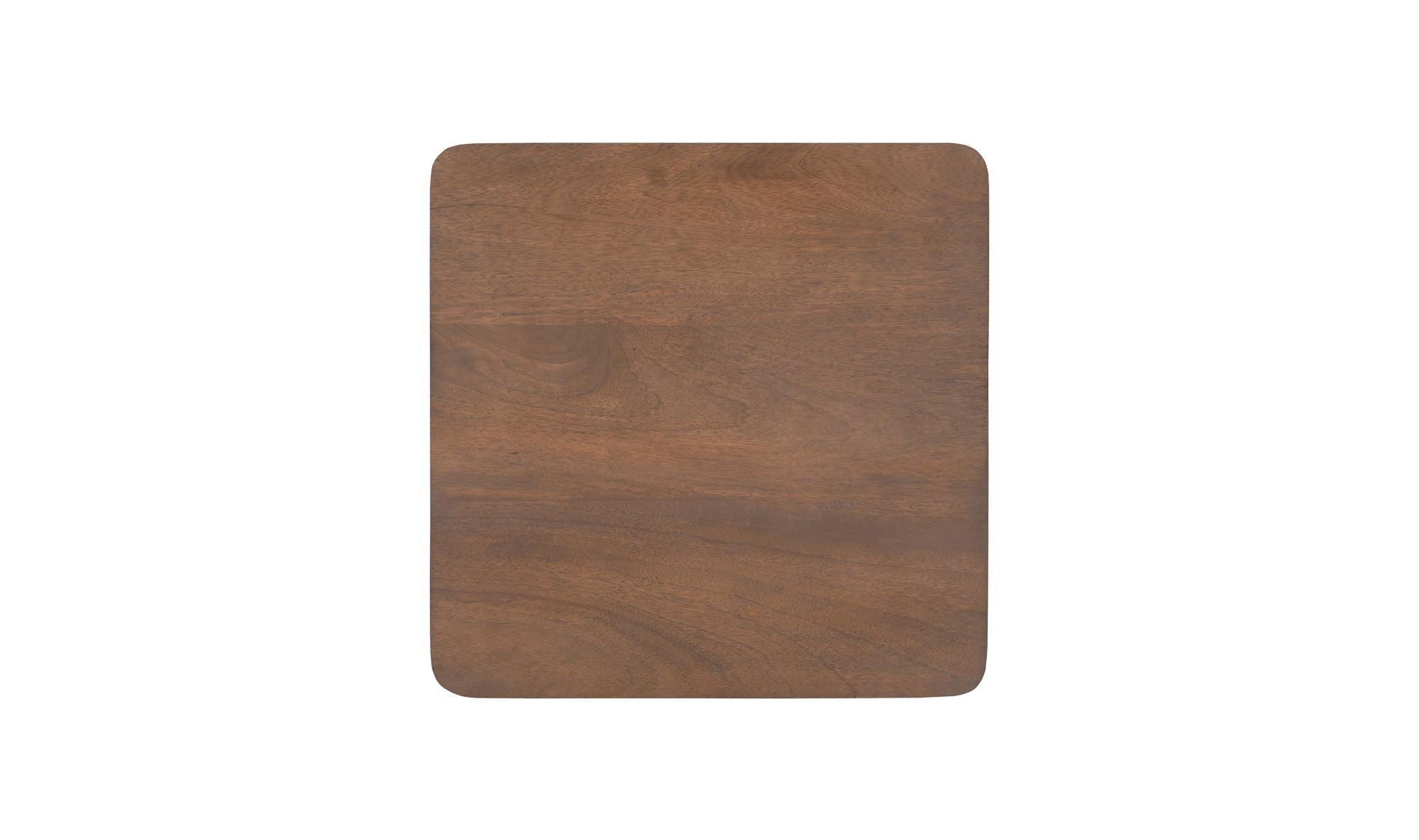 20" Vintage Brown Mango Wood Side Table