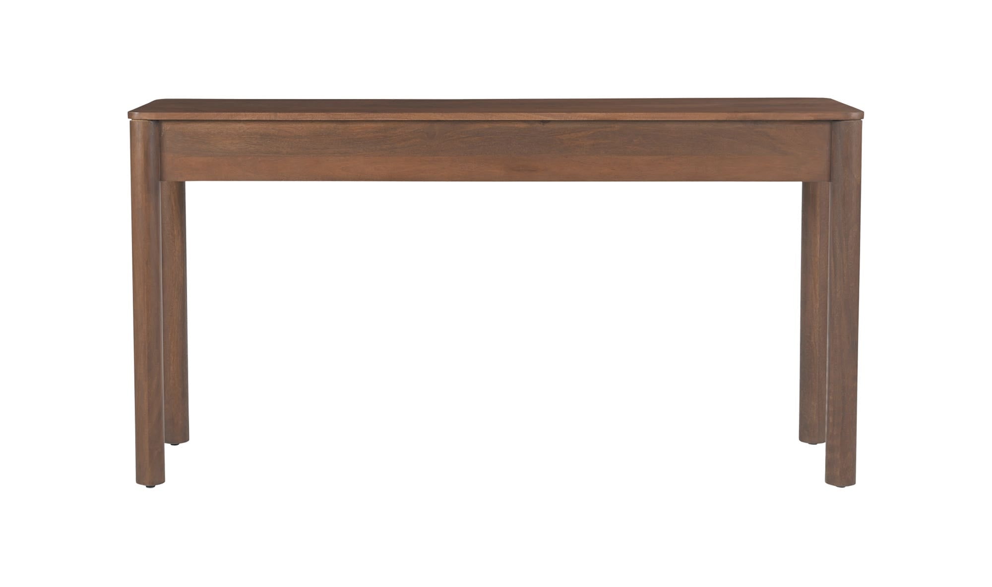 57.5" Vintage Brown Mango Wood Console Table