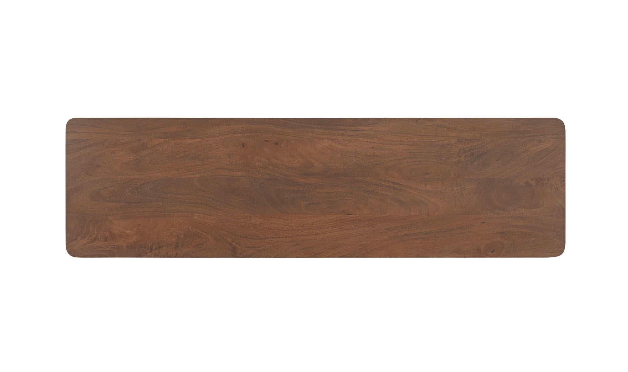 57.5" Vintage Brown Mango Wood Console Table