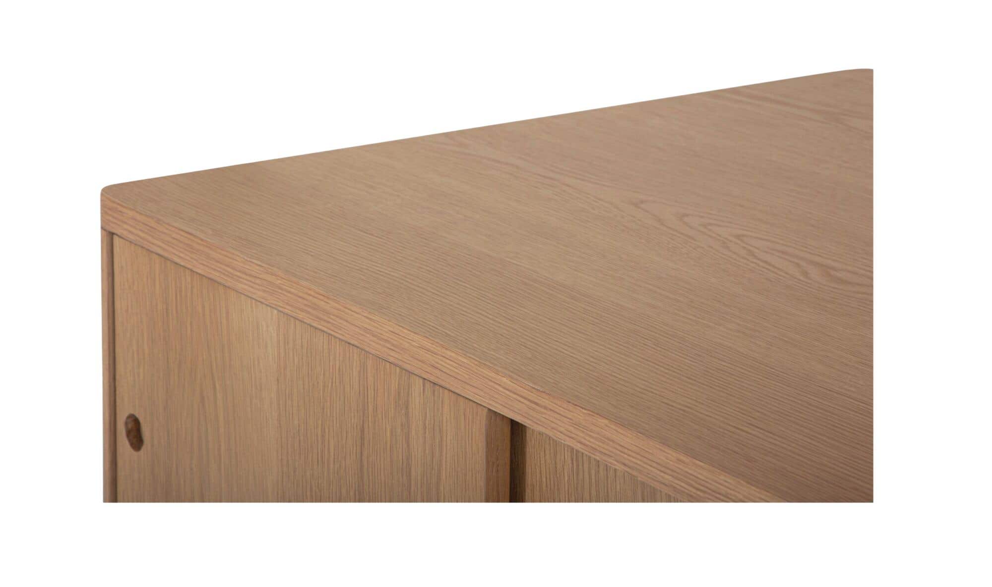 35" Natural Solid Oak Coffee Table