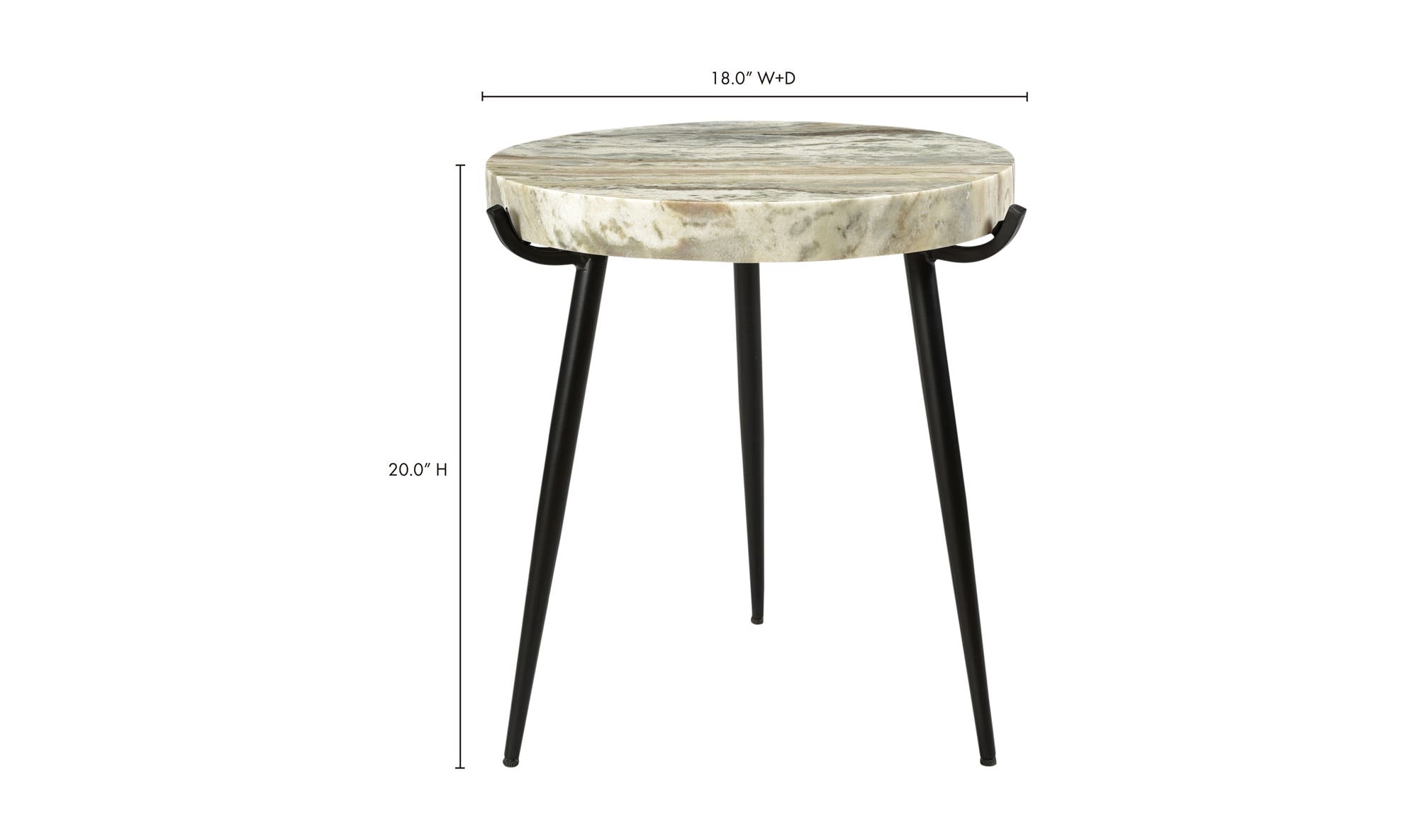 18" Marble Side Table