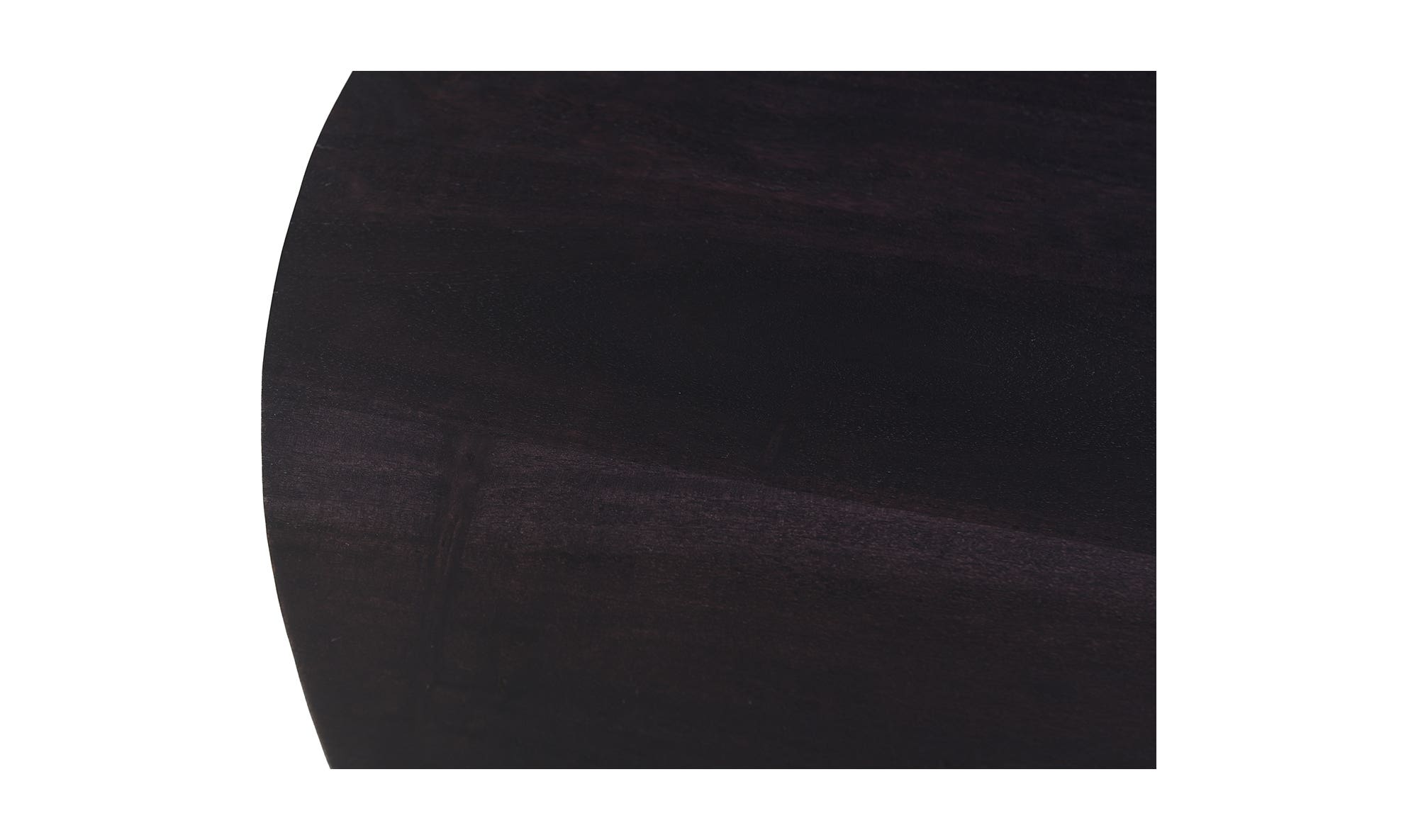 35" Black Acacia Coffee Table
