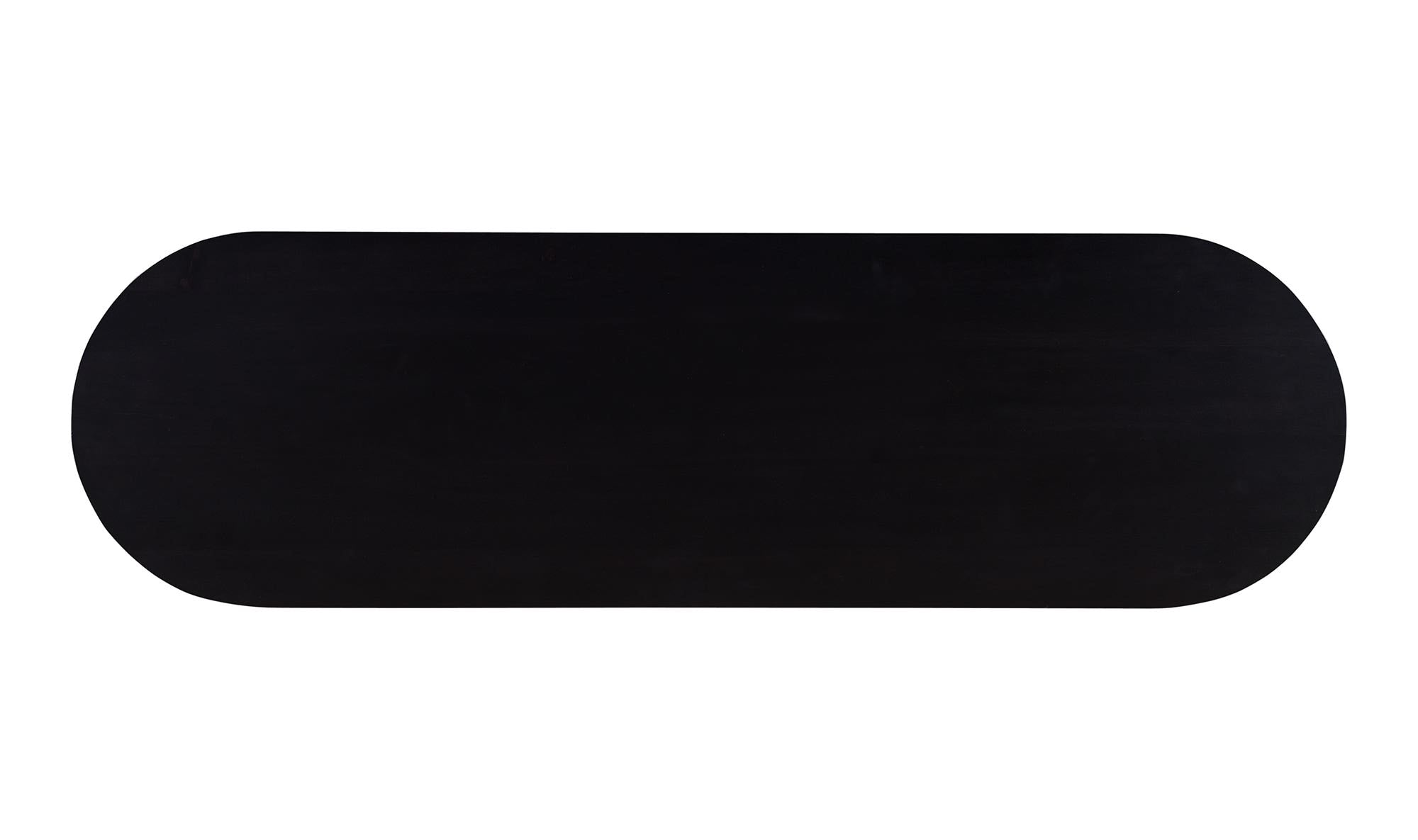 54" Black Acacia Console Table