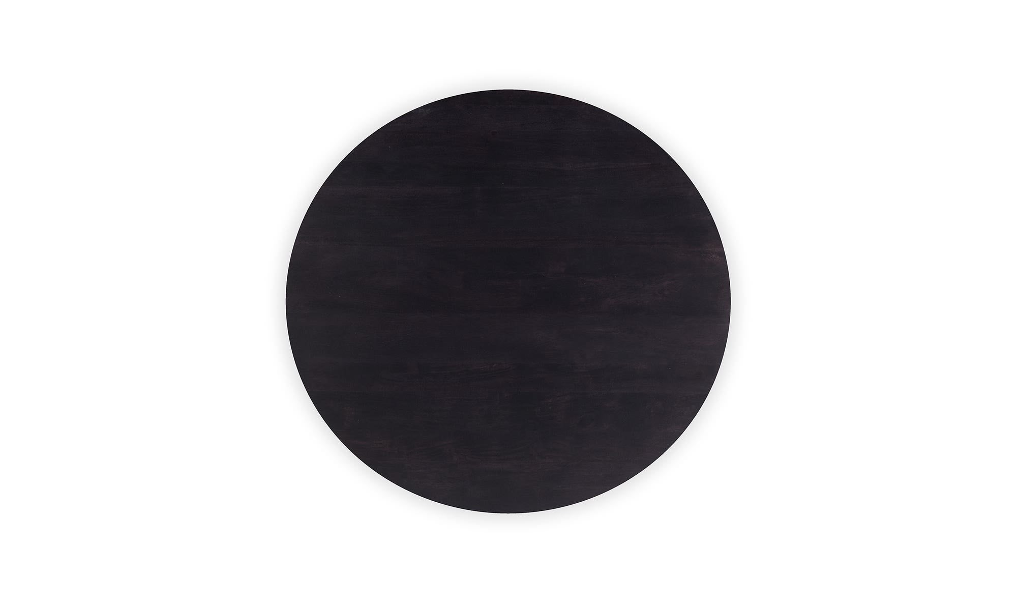 42" Black Acacia Coffee Table