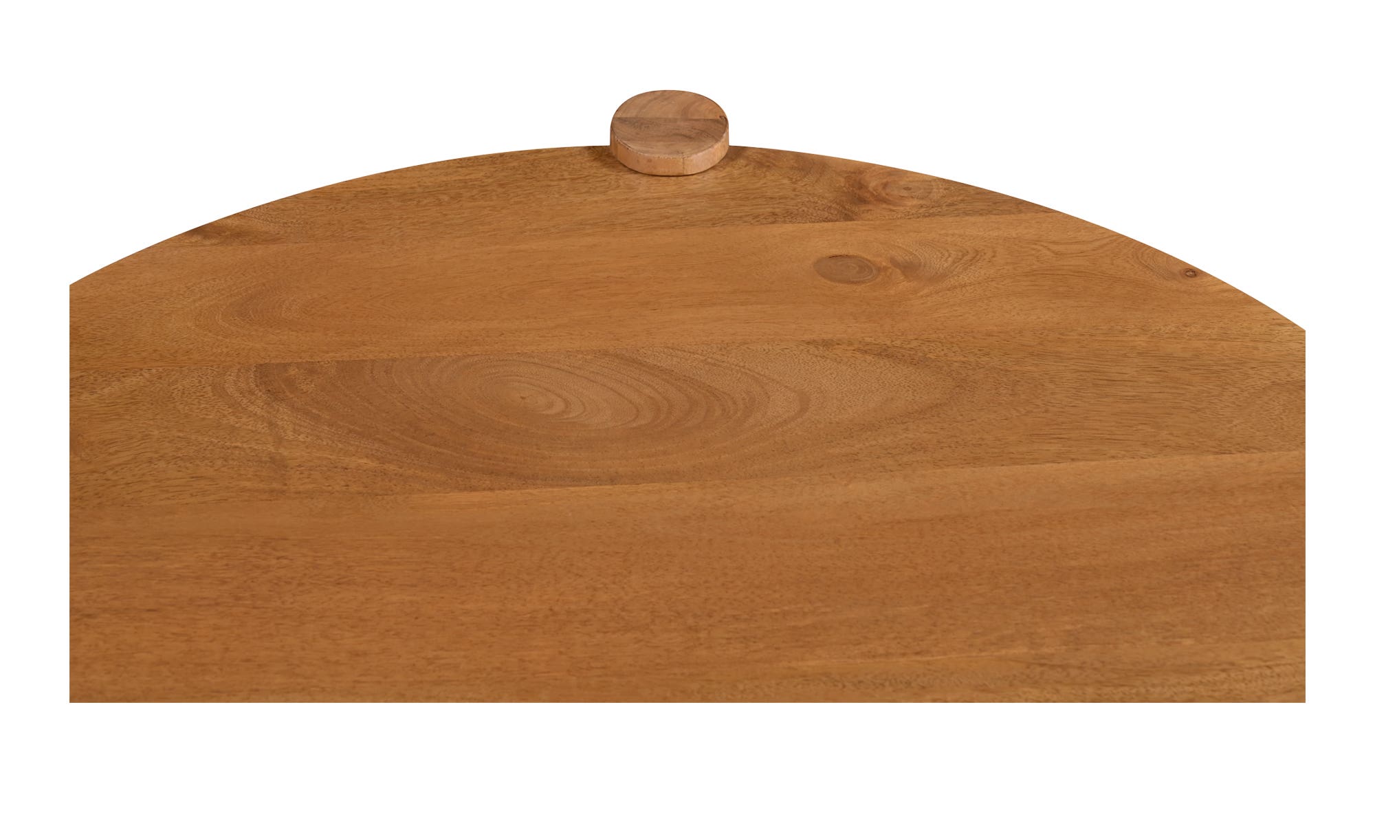 39.5" Vintage Brown Mango Wood Coffee Table