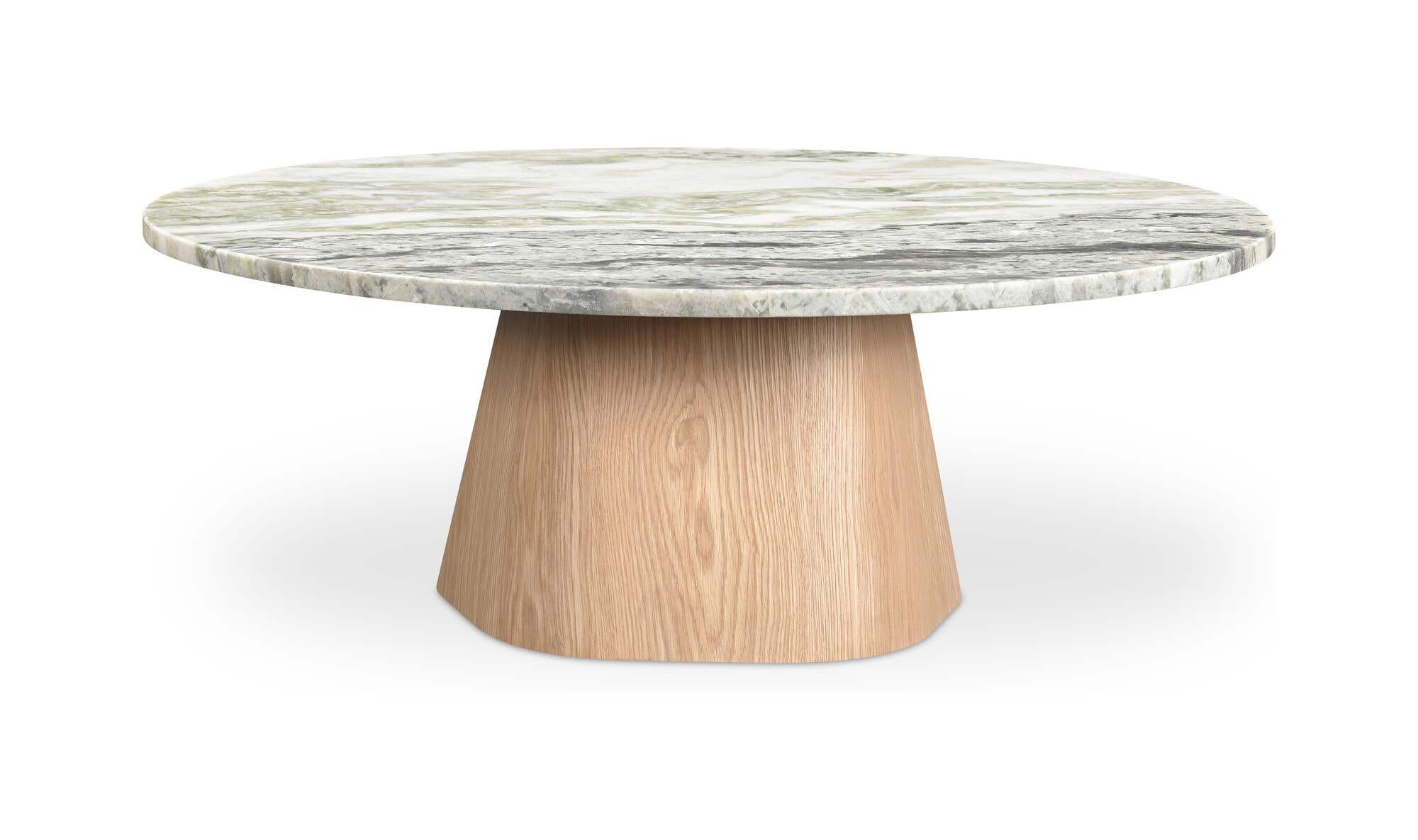 42" Green Onyx Marble Coffee Table