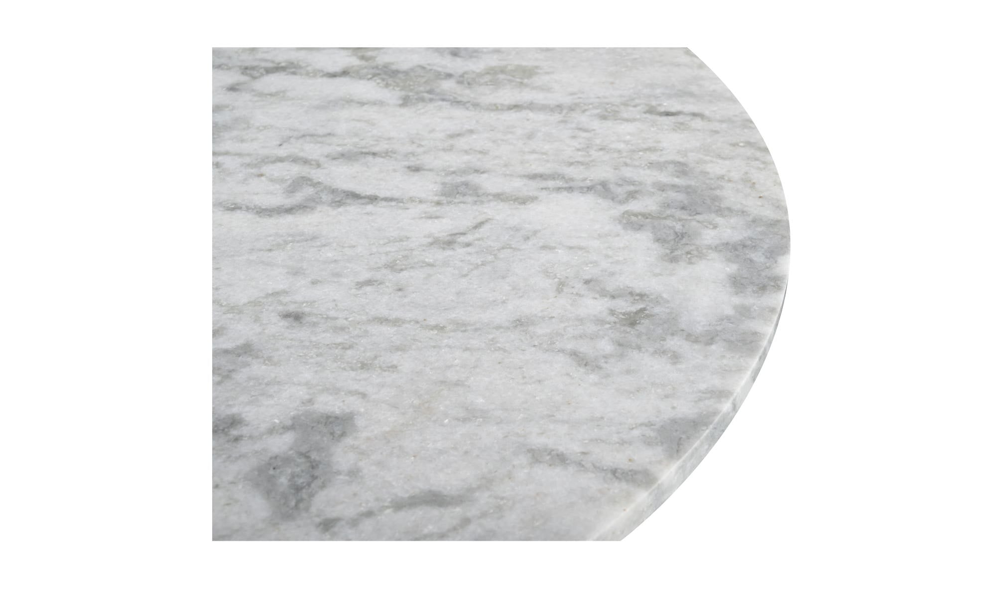 42" White Marble Coffee Table