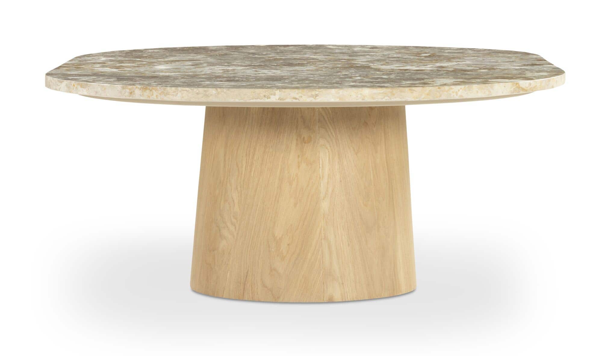 54" Panther Stone Marble Coffee Table
