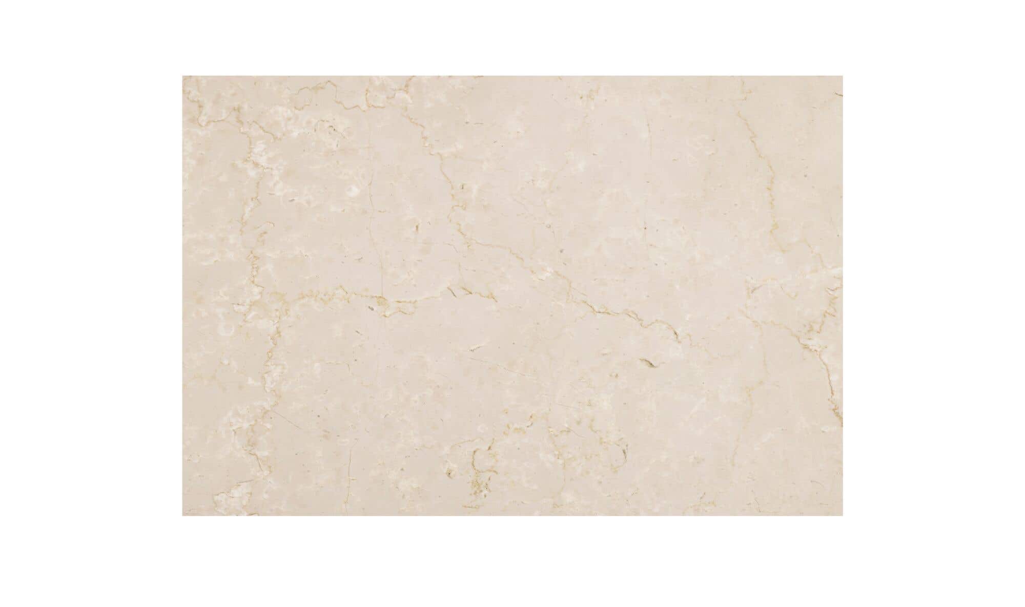 59" Botticino Beige Marble Coffee Table