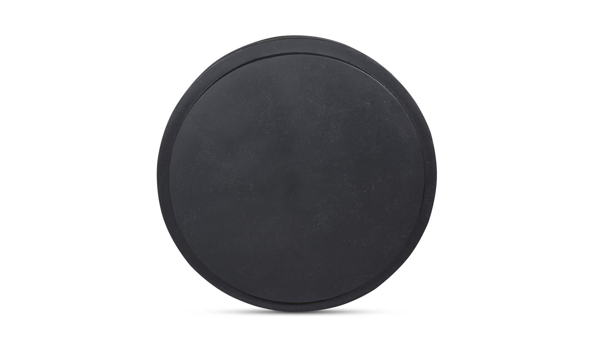 48" Black Concrete Coffee Table