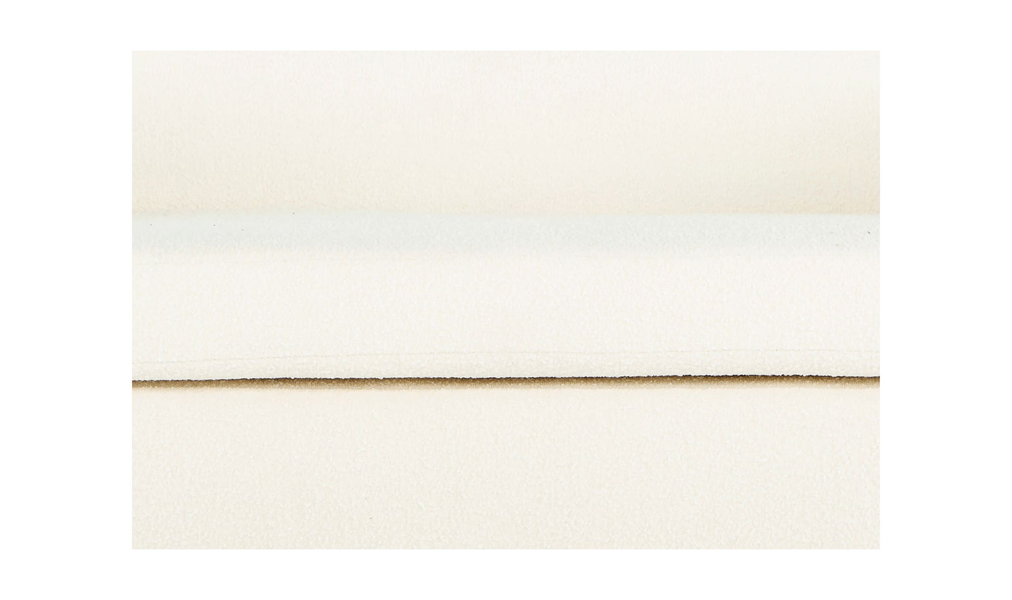 83.75" White Upholstered Sofa