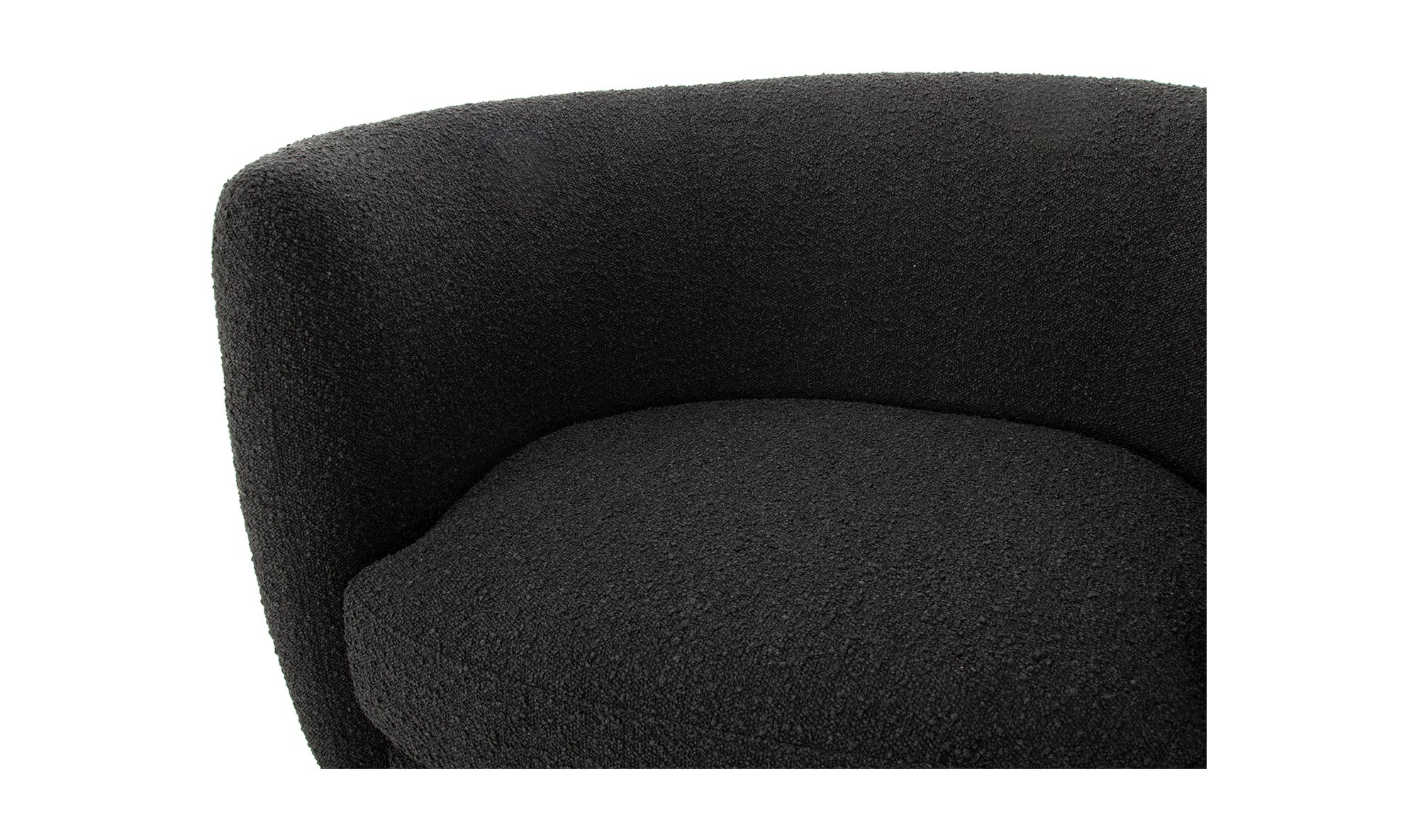 40" Maya Black Upholstered Accent Chair
