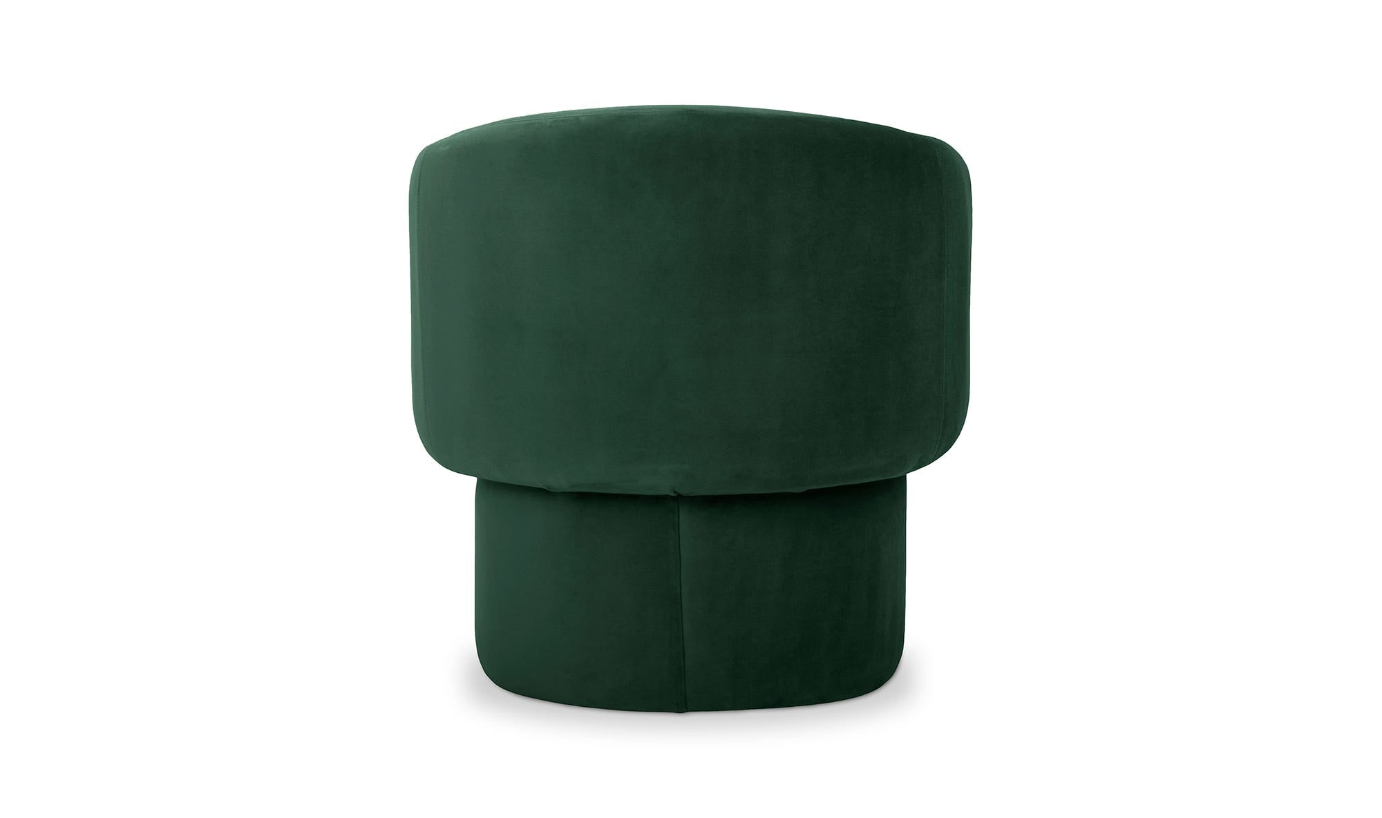 27.5" Dark Green Upholstered Accent Chair