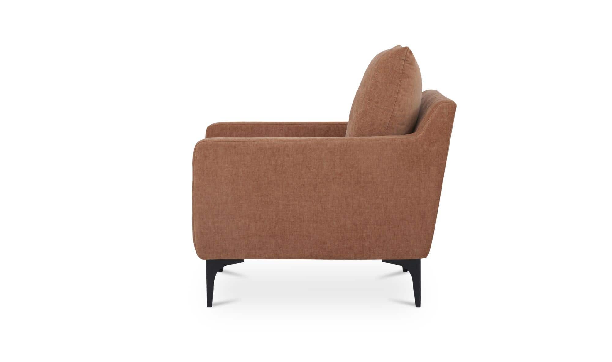 30.25" Pink Upholstered Accent Chair