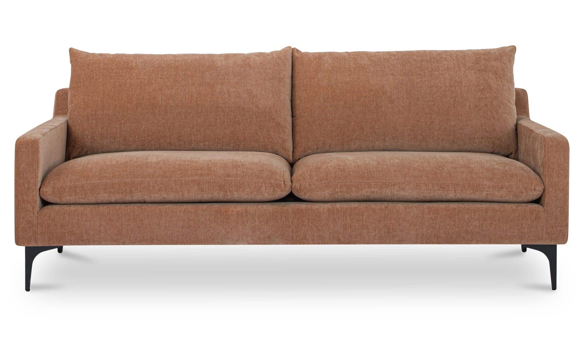 80" Pink Upholstered Sofa