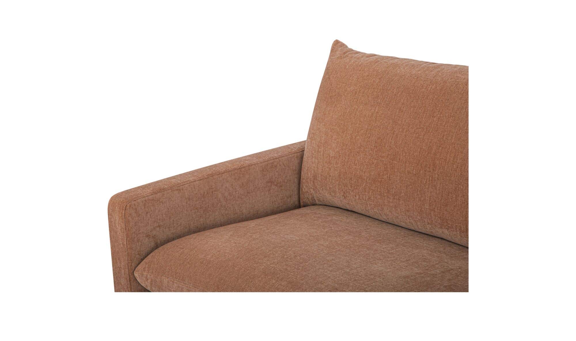 80" Pink Upholstered Sofa