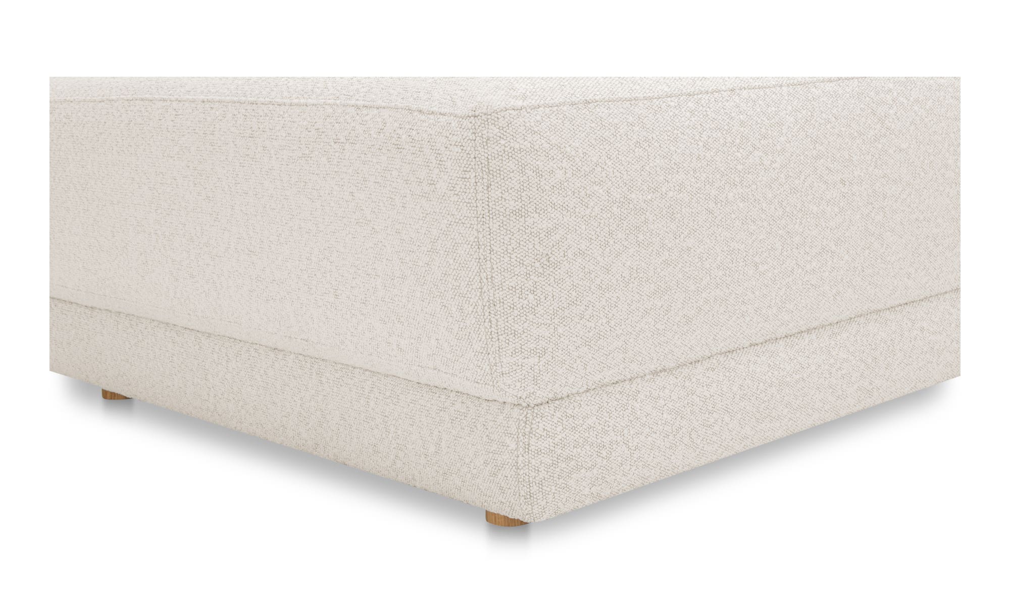 39.5" Oyster Upholstered Chaise