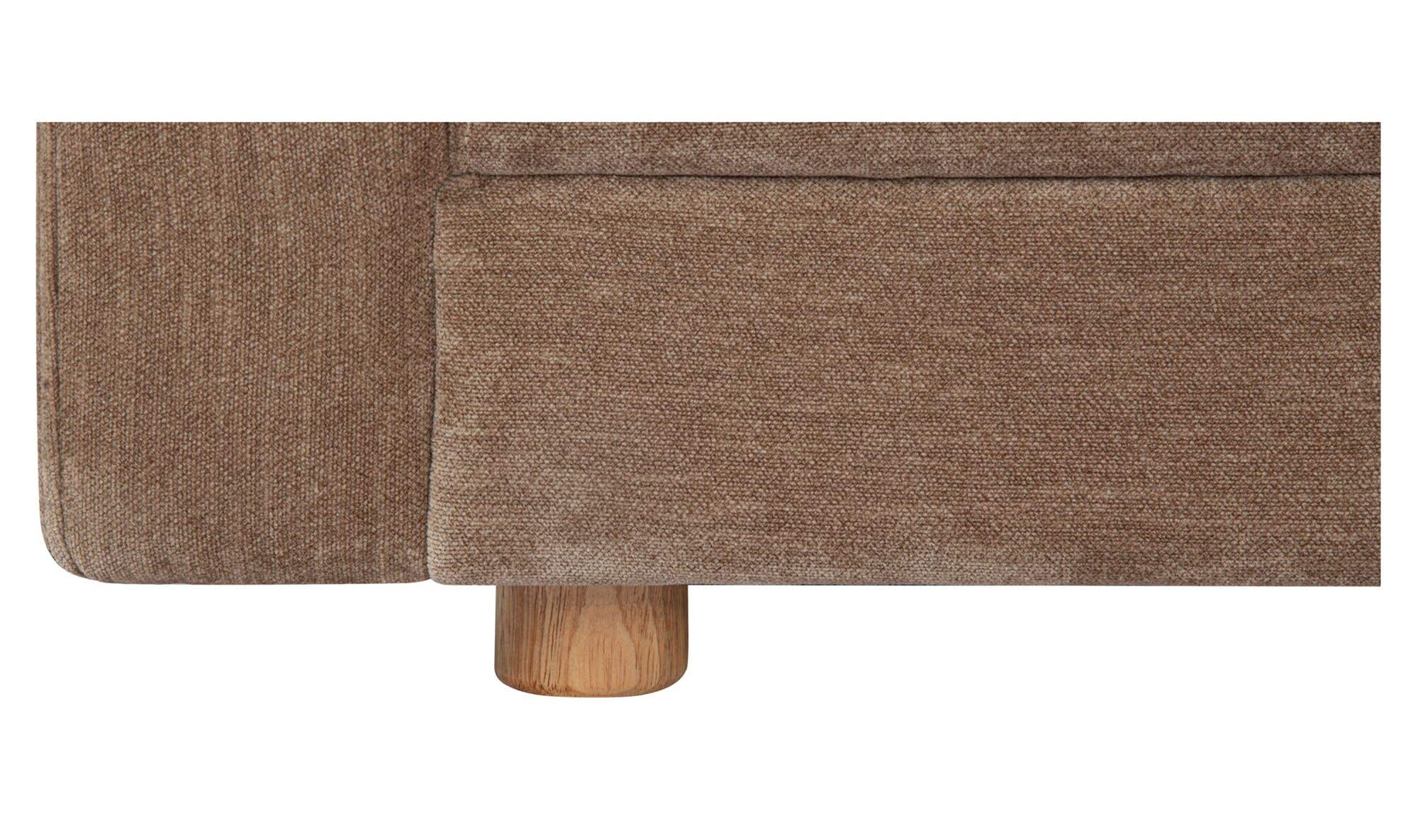 115.5" Camel Upholstered Right Facing Sectional