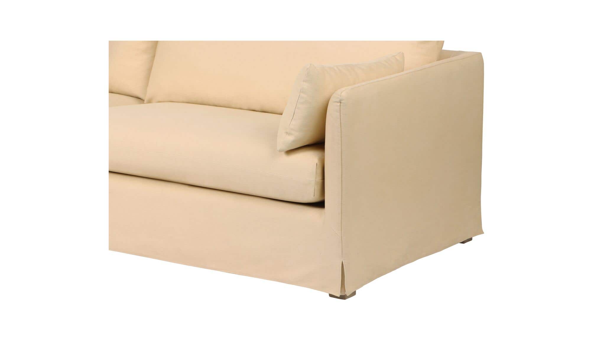 94" Wheat Upholstered Sofa