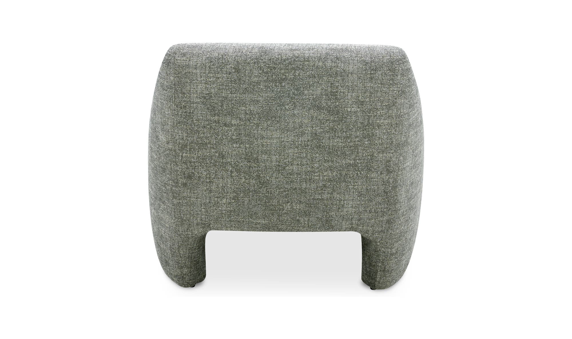 33.75" Slated Moss Upholstered Accent Chair